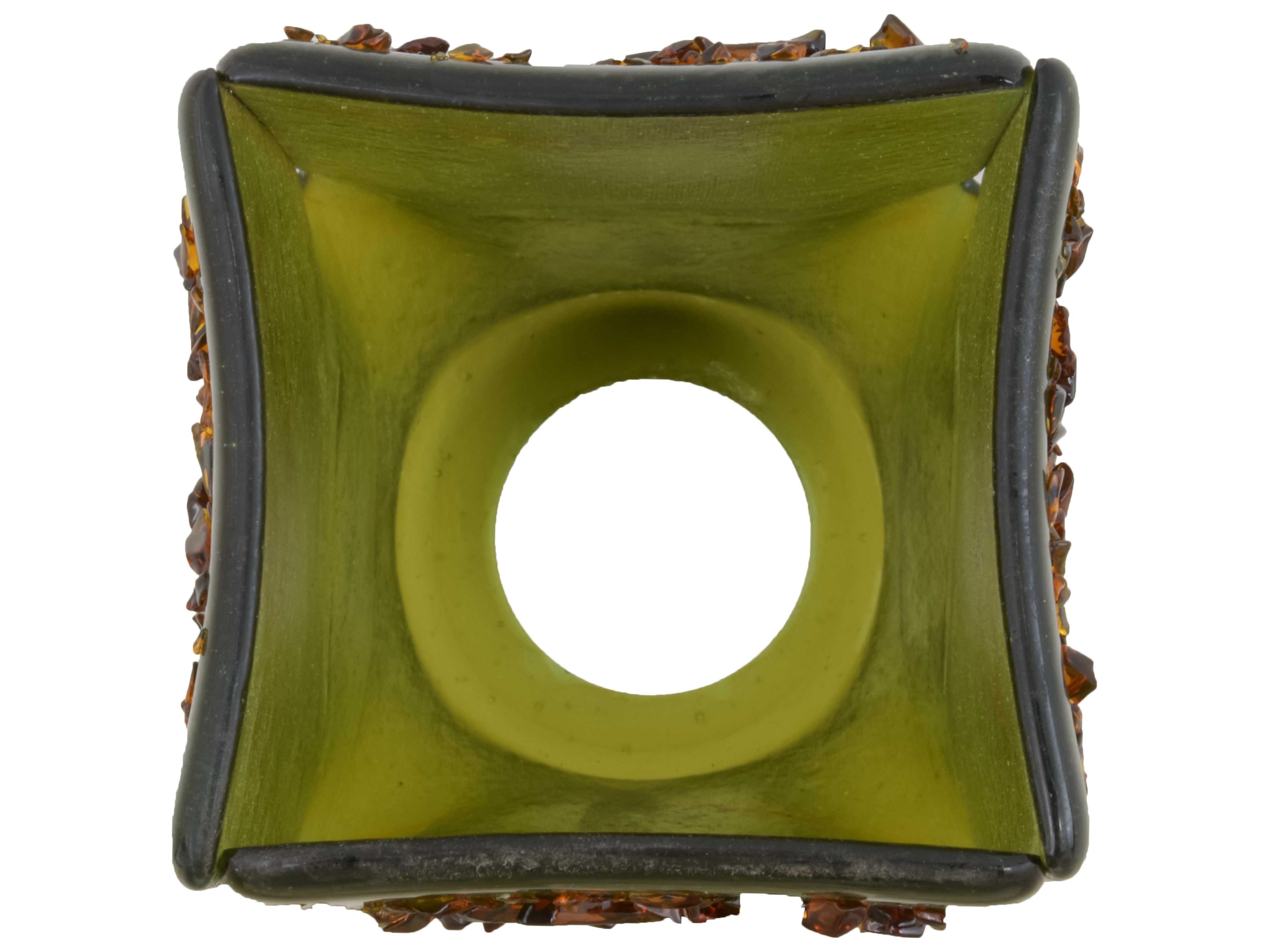 Meyda Metro Fusion Distressed Celadon Green Shade