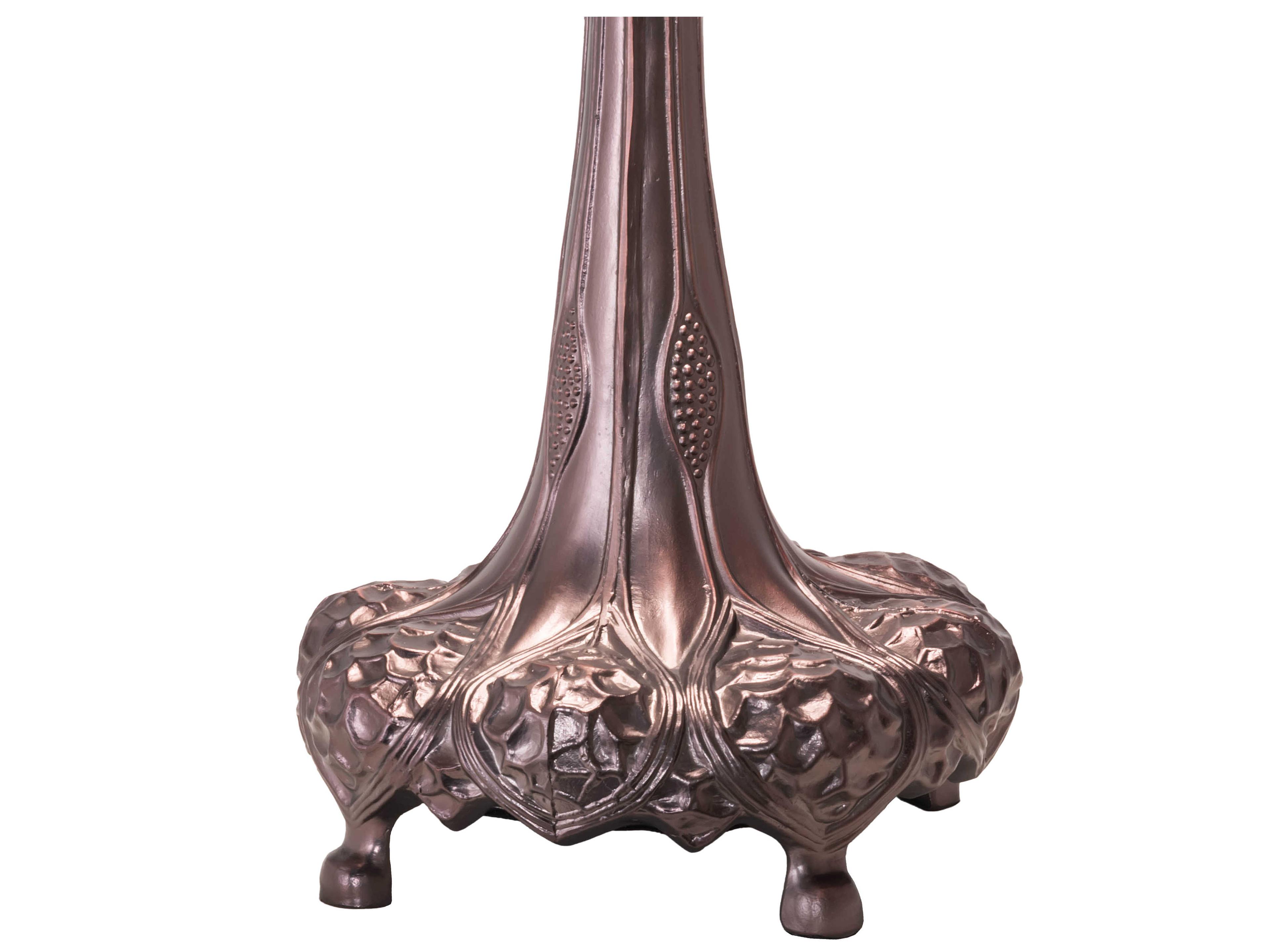 Meyda Tiffany Hanginghead Dragonfly Glass Mahogany Bronze Buffet Lamp