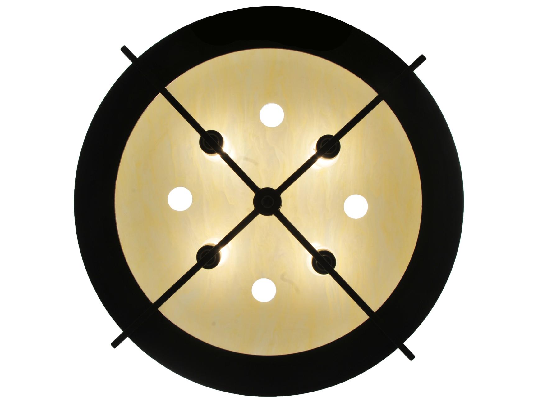 Meyda Cilindro 4-Light Timeless Bronze Drum Pendant