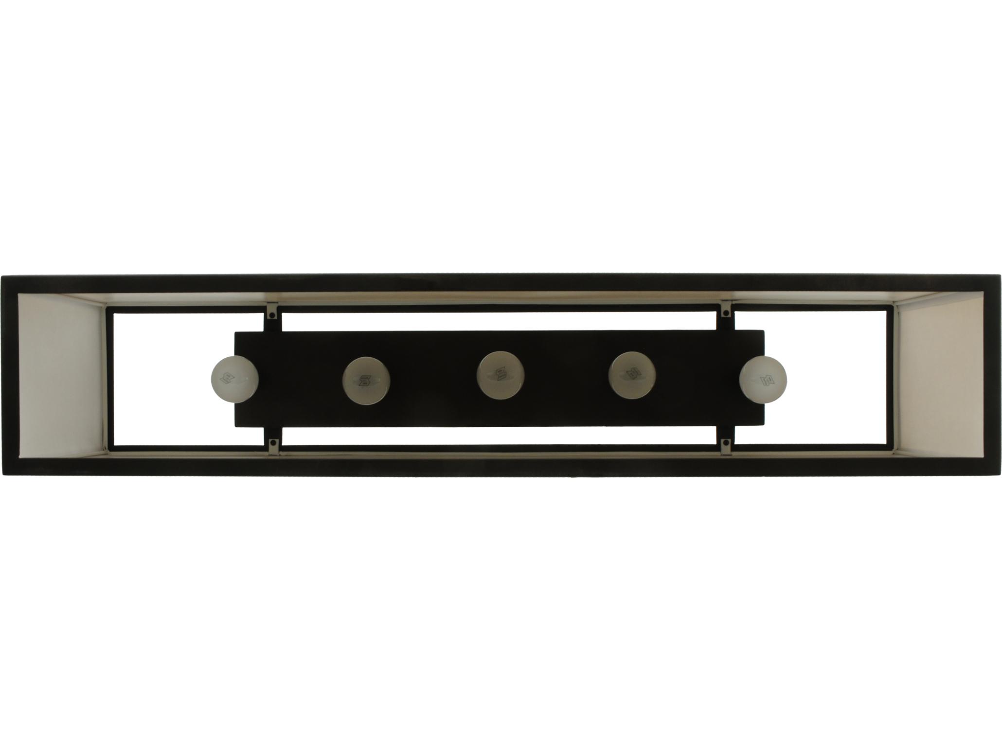 Meyda Quadrato 5-Light Oil Rubbed Bronze Off White Island Pendant