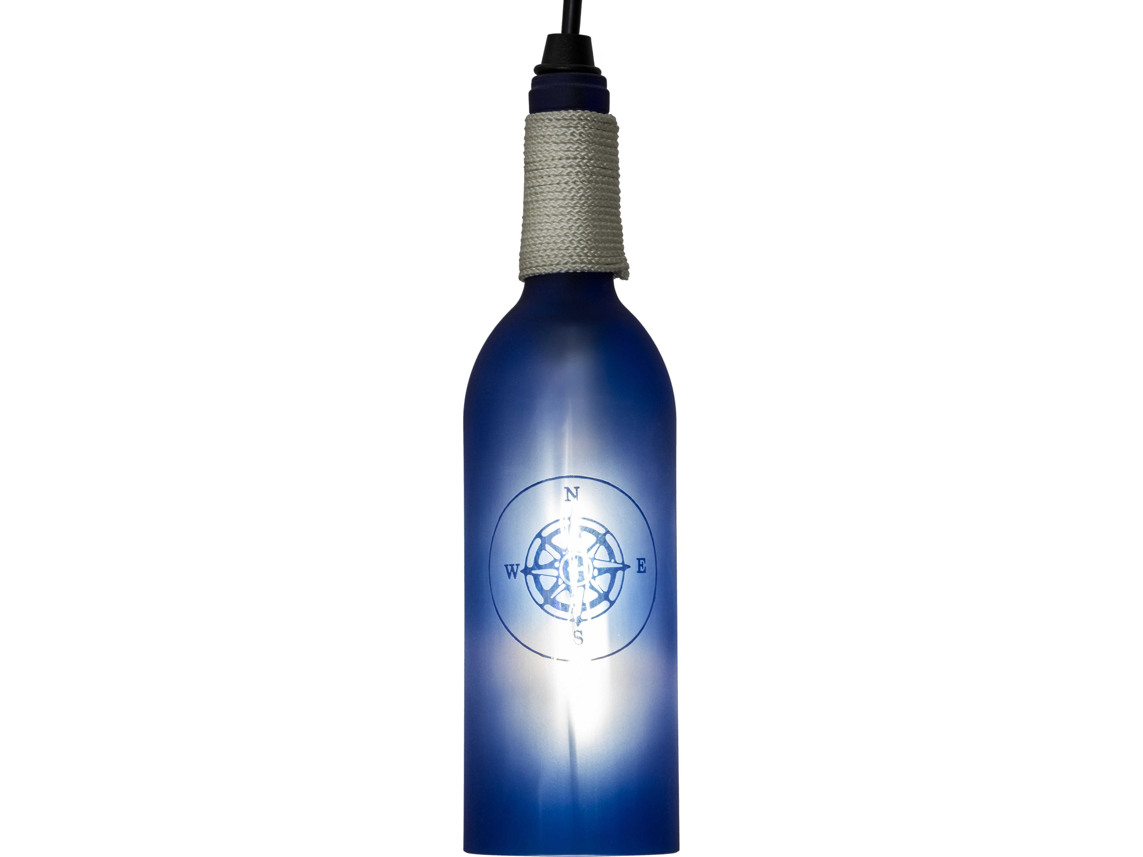 Meyda Coastal Collection 1-Light Blue Mini Pendant