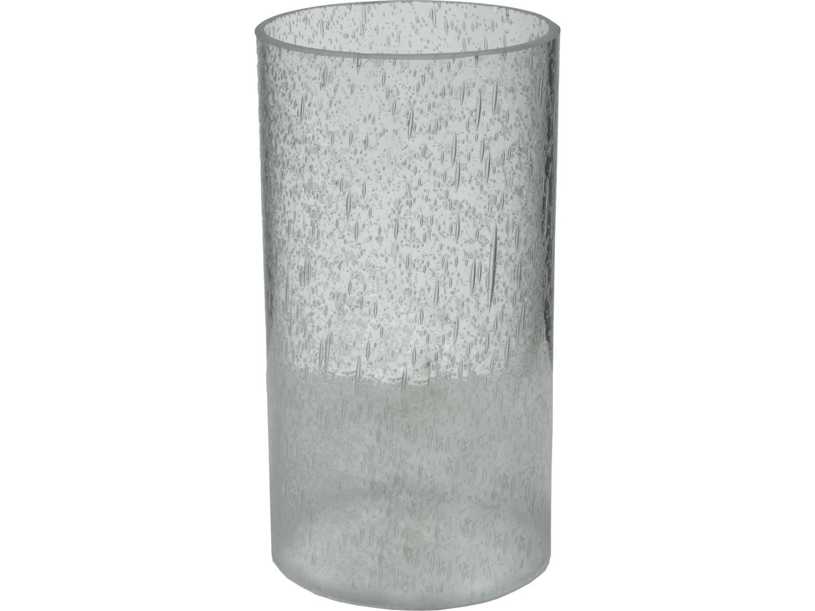 Meyda Cylinder Clear Seeded Glass Shade