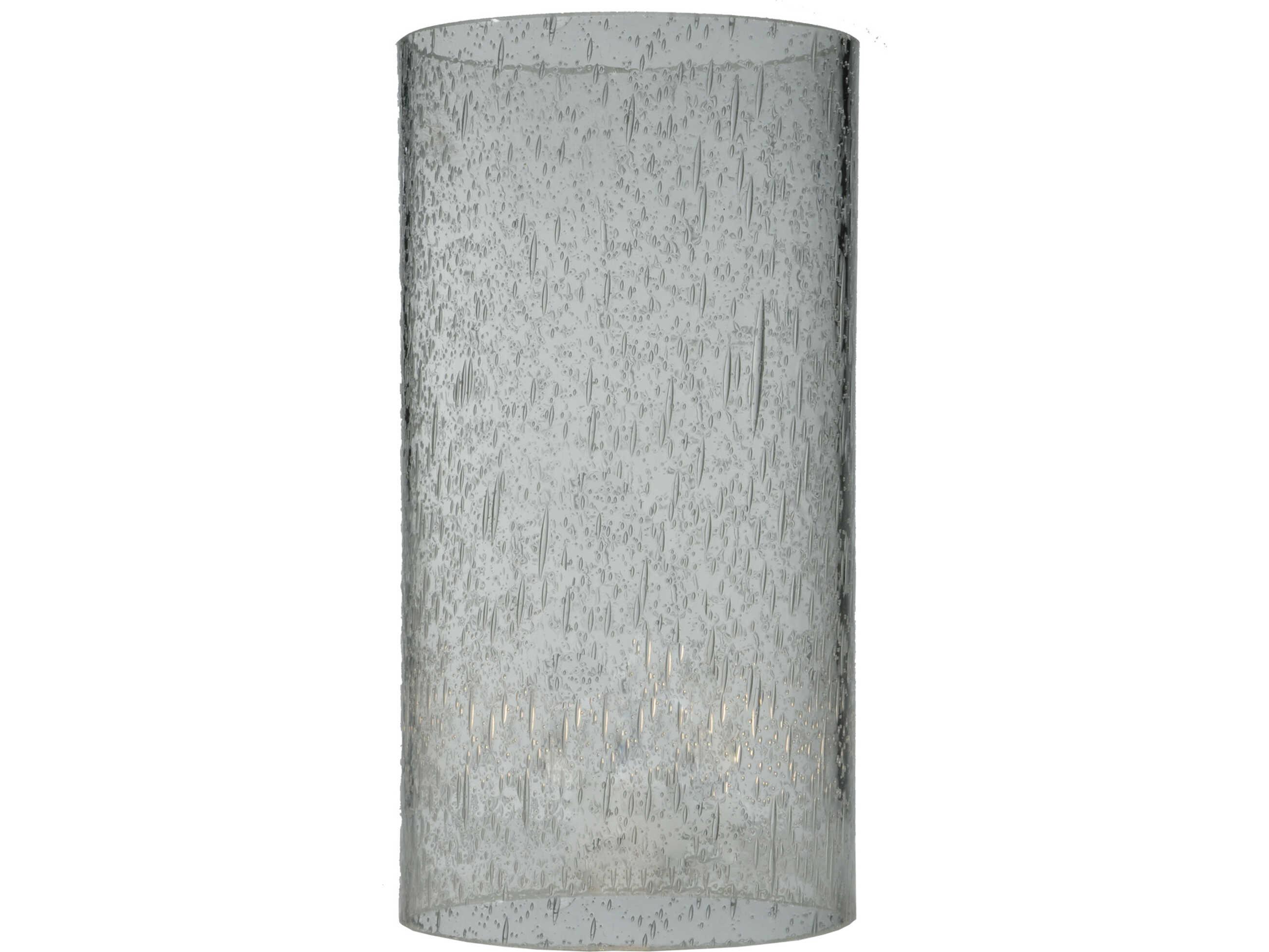 Meyda Cylinder Clear Seeded Glass Shade