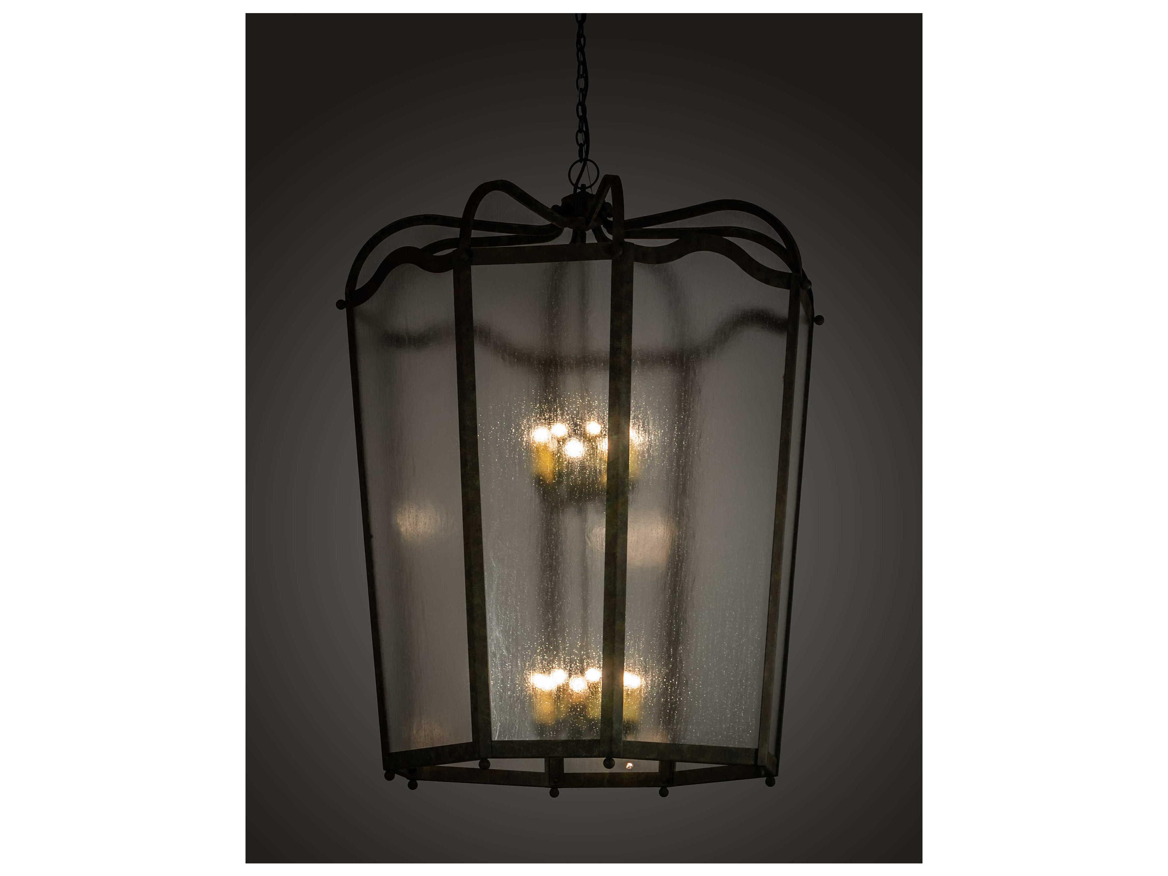 Meyda Citadel 16-Light6-Light Rust Brown Candelabra Chandelier