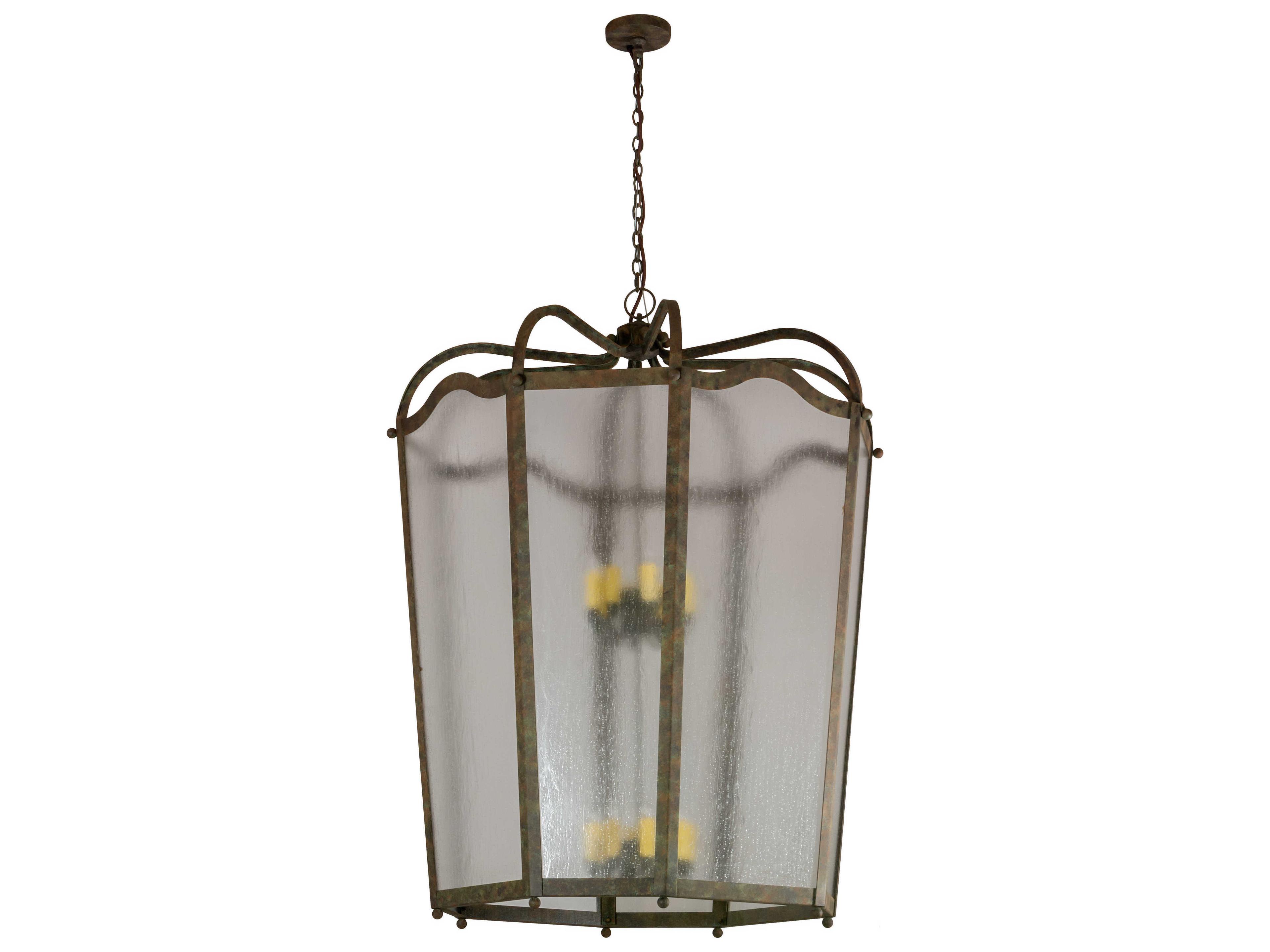 Meyda Citadel 16-Light6-Light Rust Brown Candelabra Chandelier