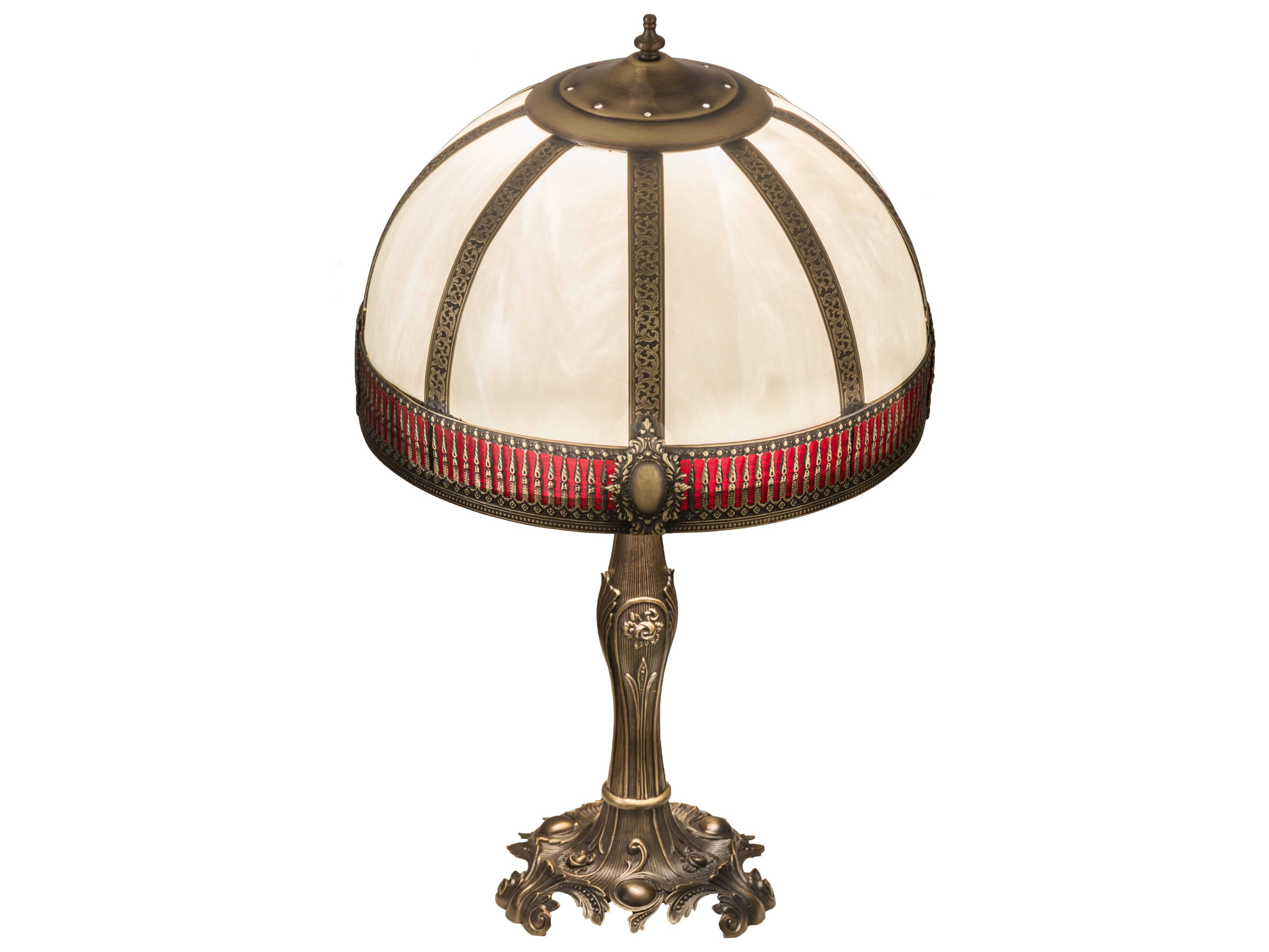 Meyda Lighting Gothic Red Table Lamp