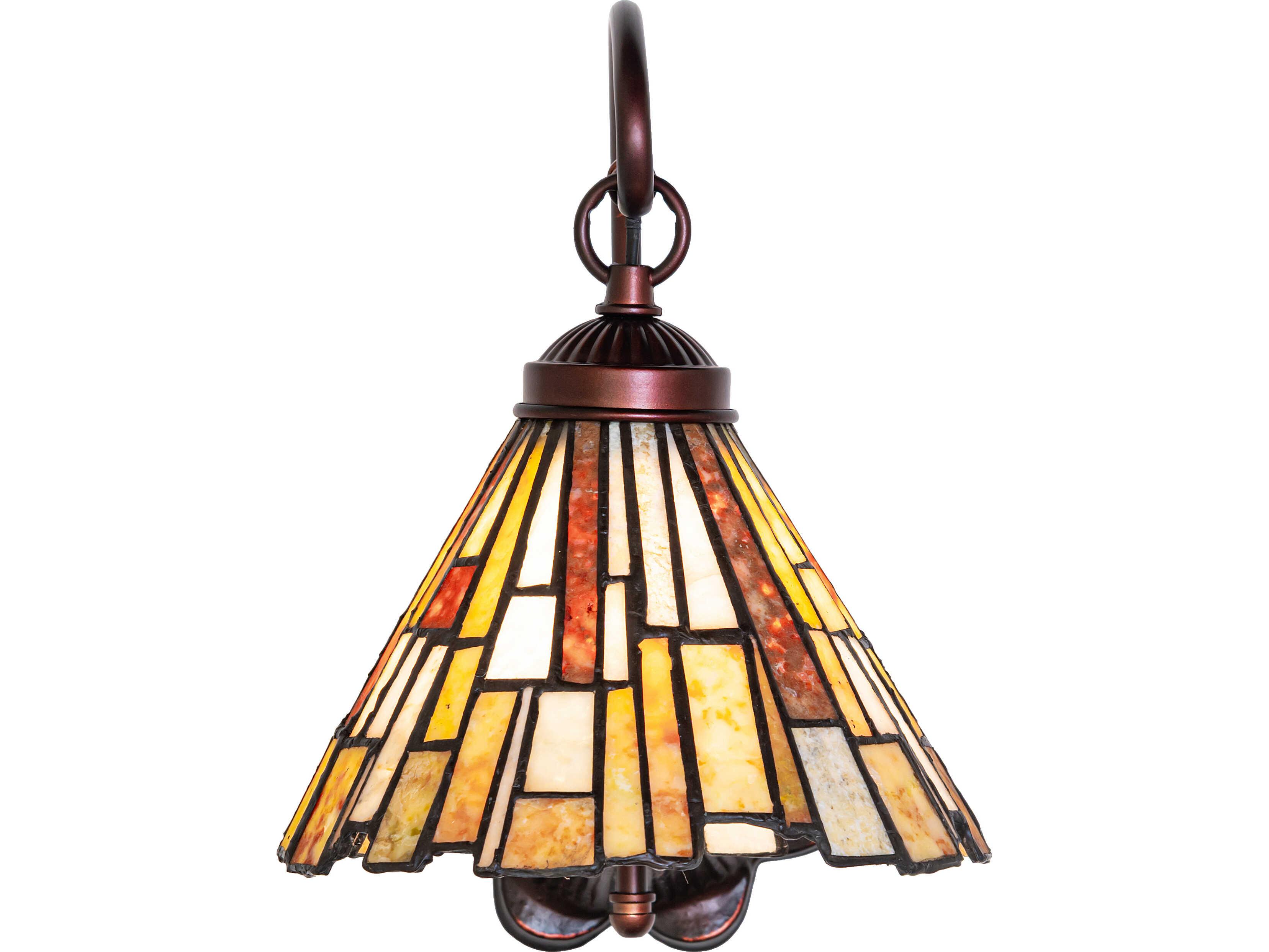 Meyda Delta 1-Light Bronze Traditional Wall Sconce