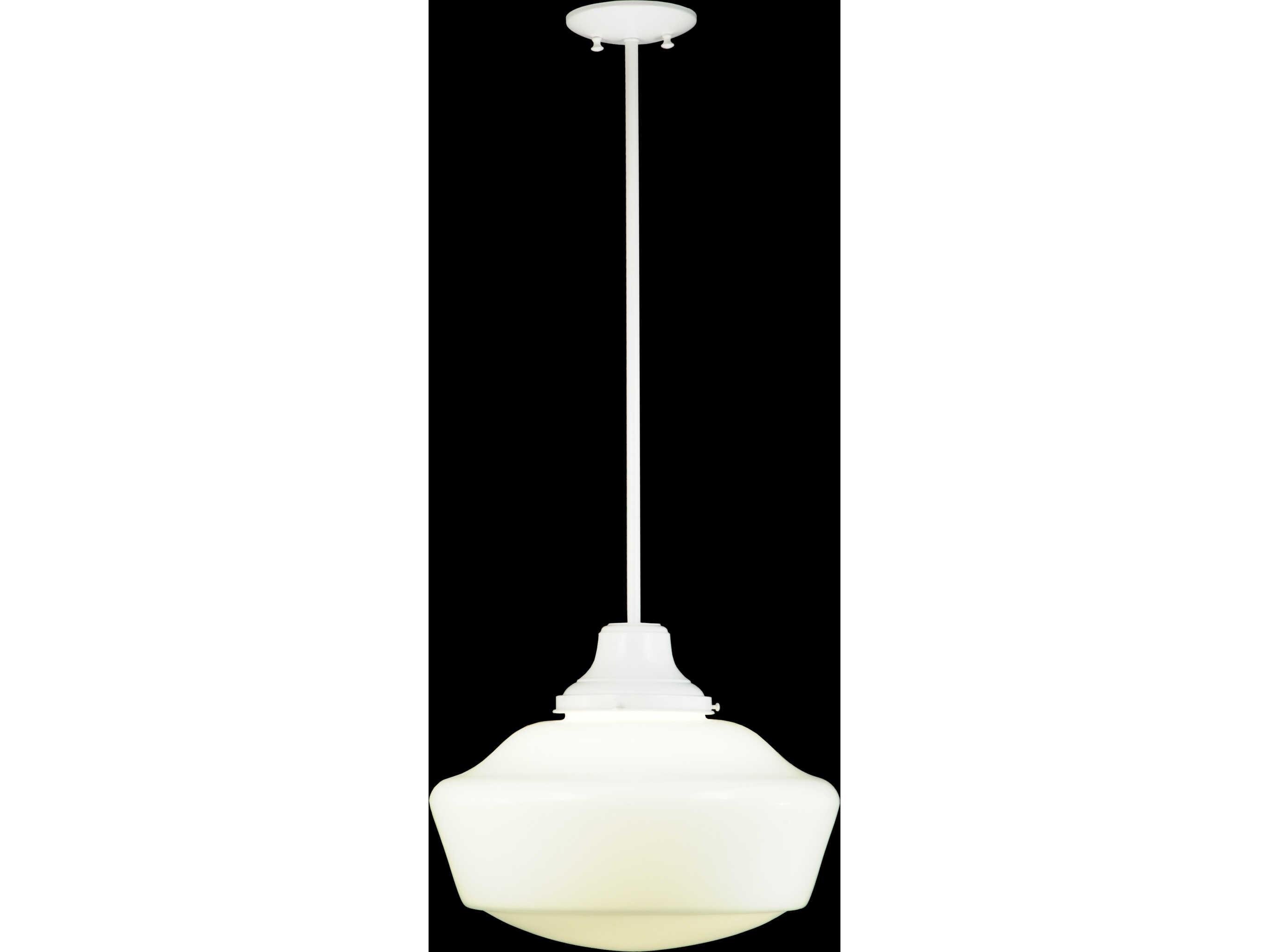 Meyda Revival White Opal Glass Traditional Pendant