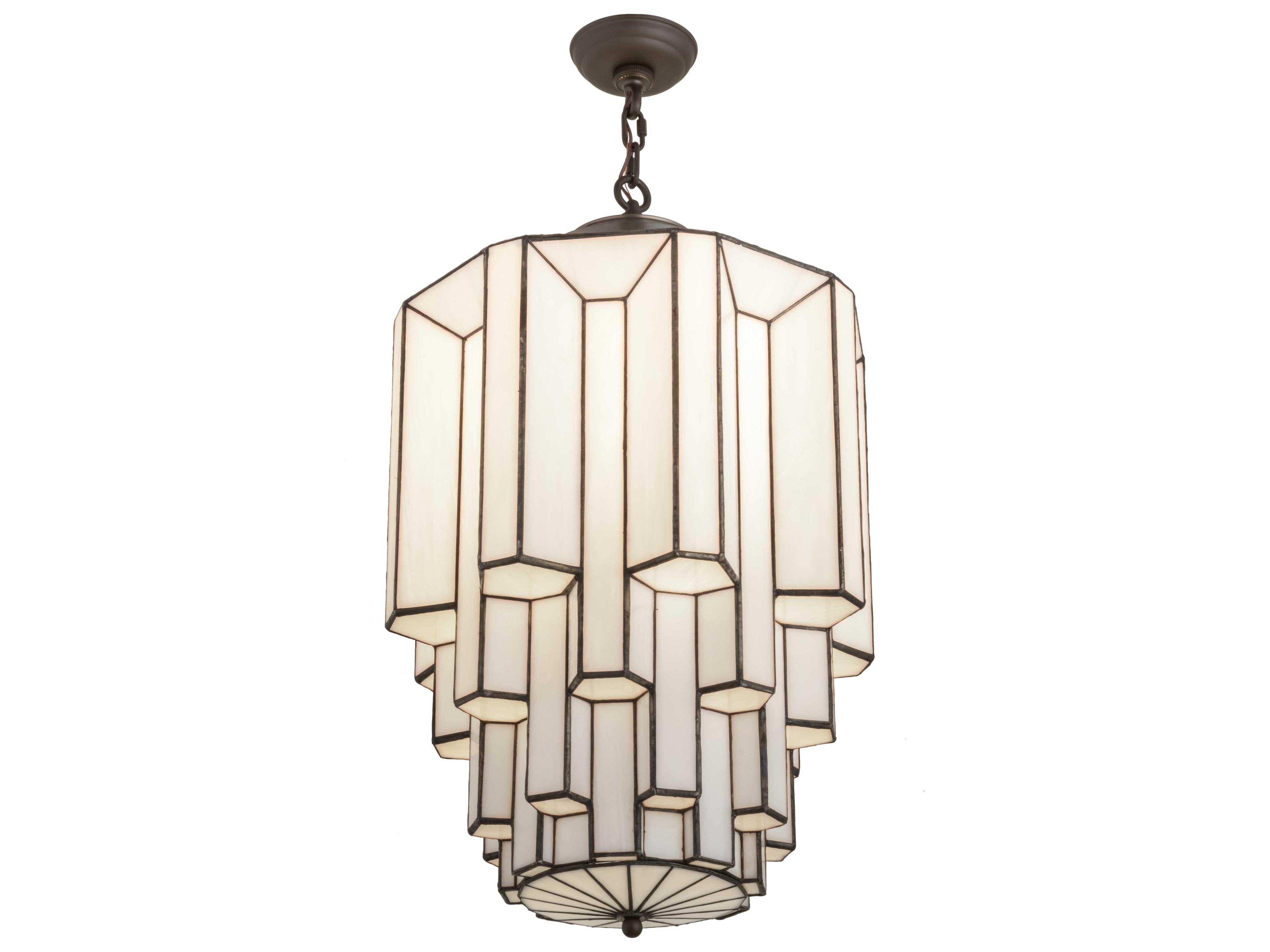 Meyda Paramount 1-Light Antique Iron Gate Black Cylinder Pendant