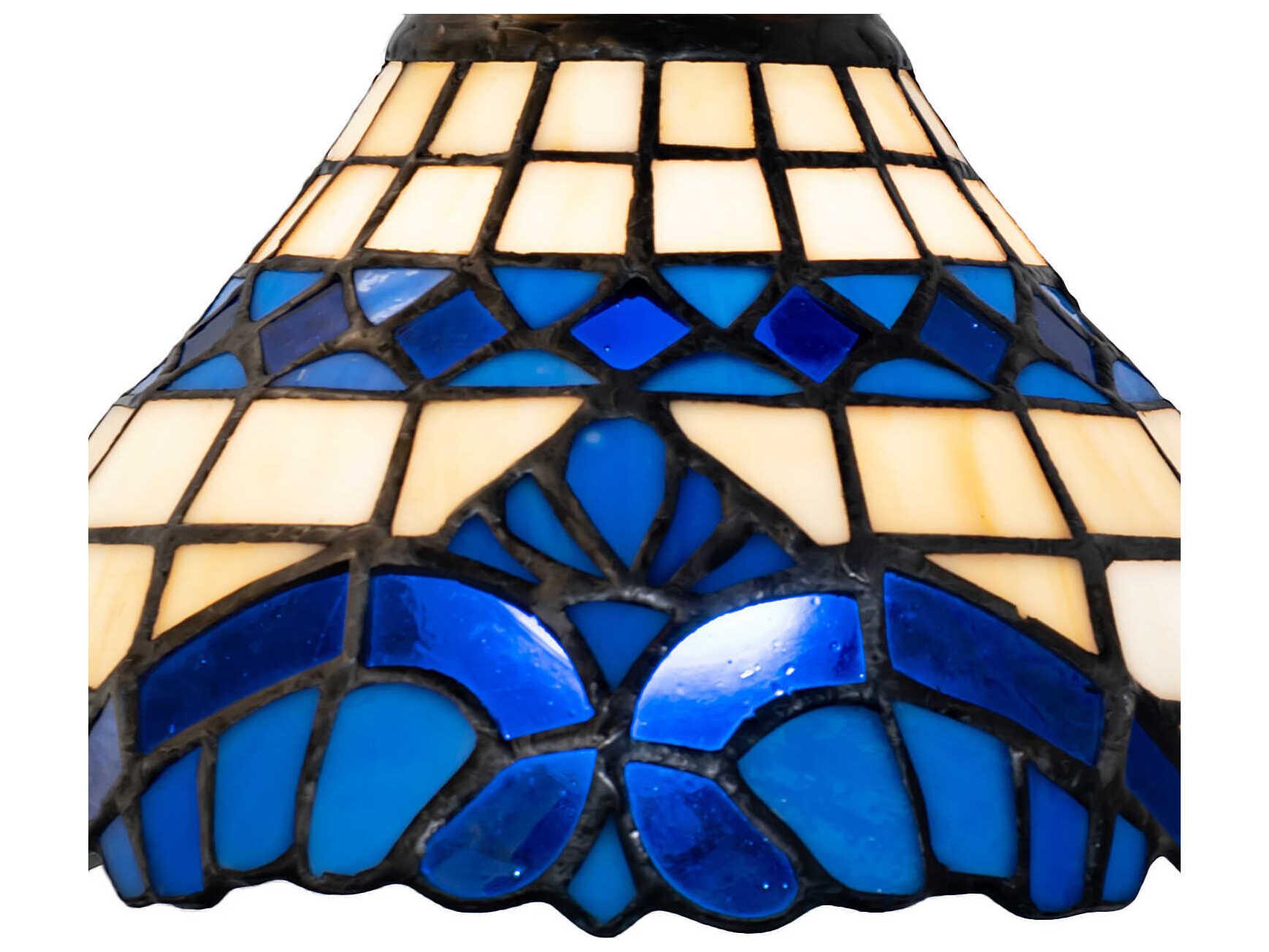 Meyda Baroque 1-Light Mahogany Bronze Bell Mini Pendant