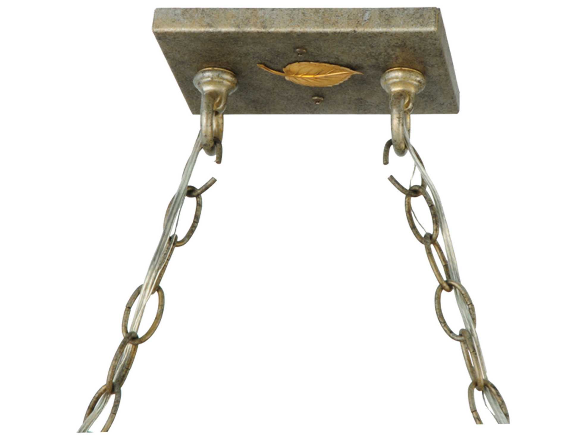 Meyda Elk At Lake Corinth Green Glass Pendant