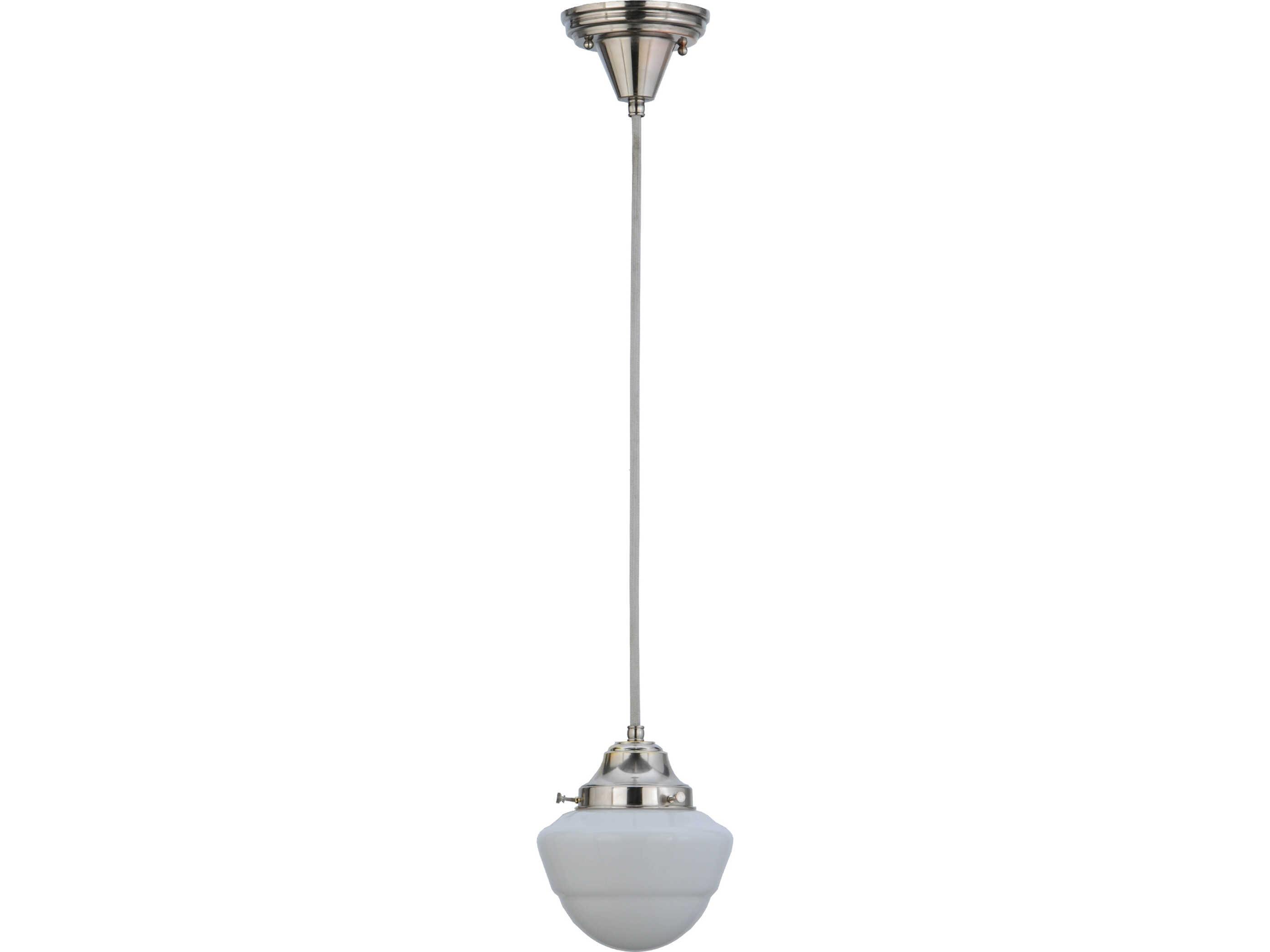 Meyda Revival 1-Light Chrome Traditional Mini Pendant