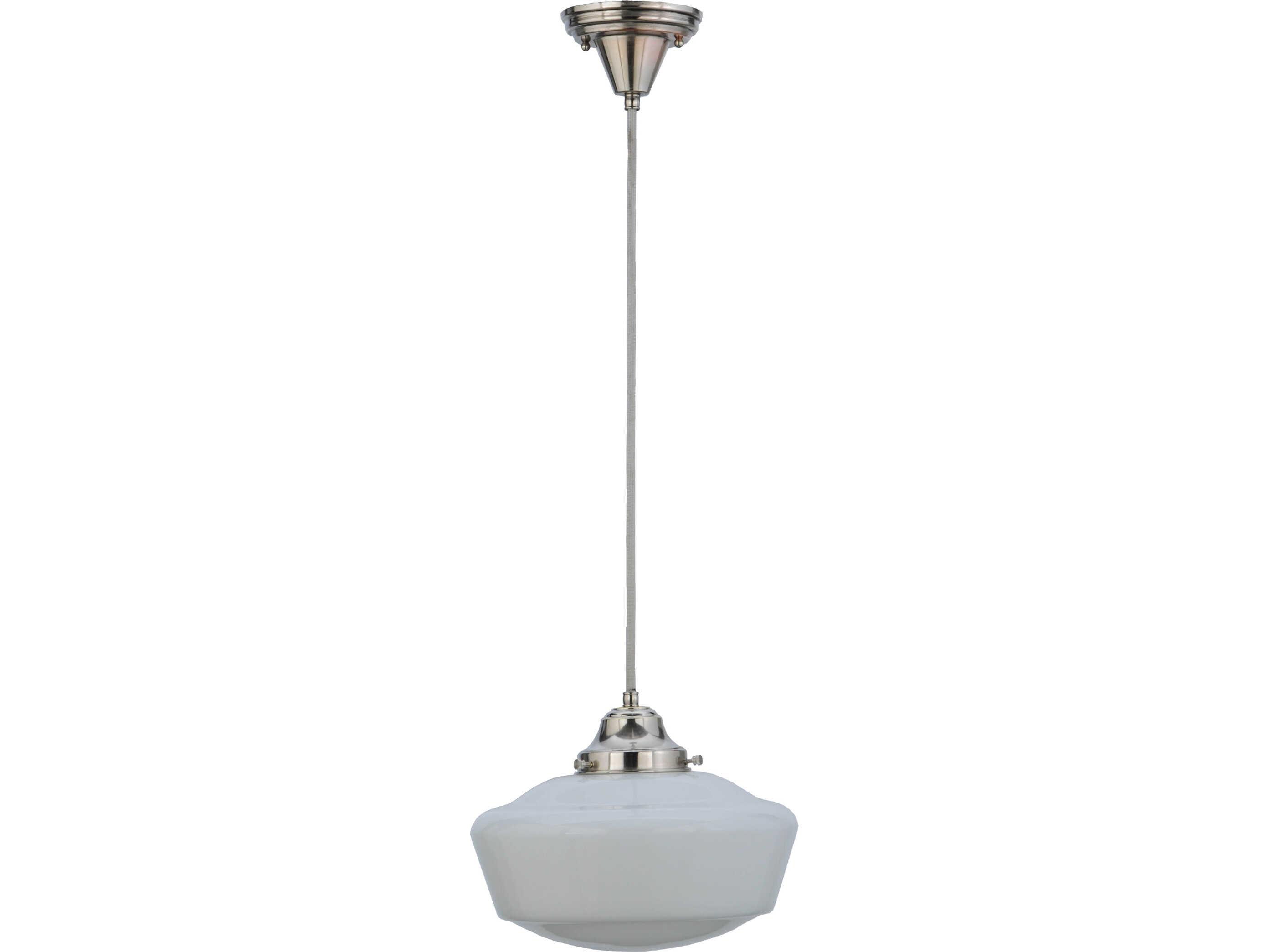 Meyda Revival 1-Light Nickel Mini Pendant