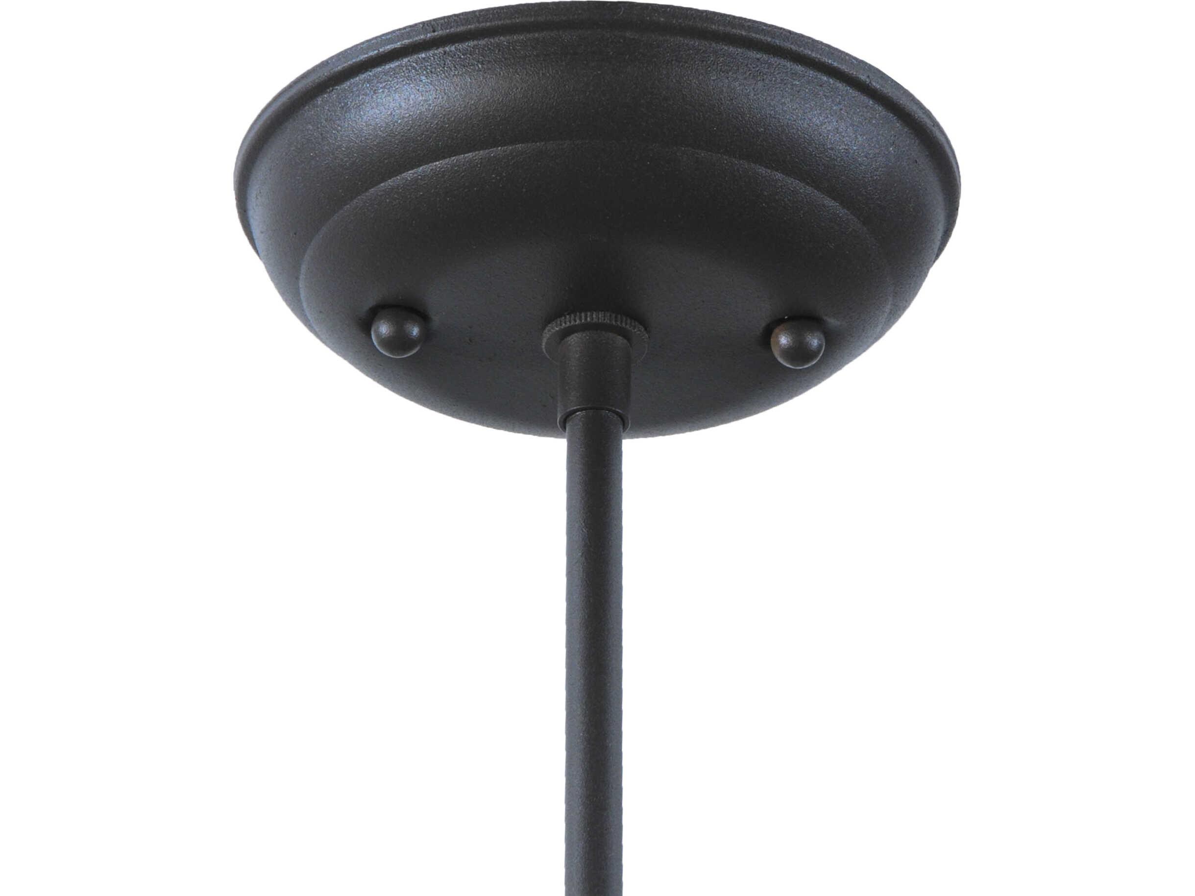 Meyda Pinecone 1-Light Black Traditional Mini Pendant