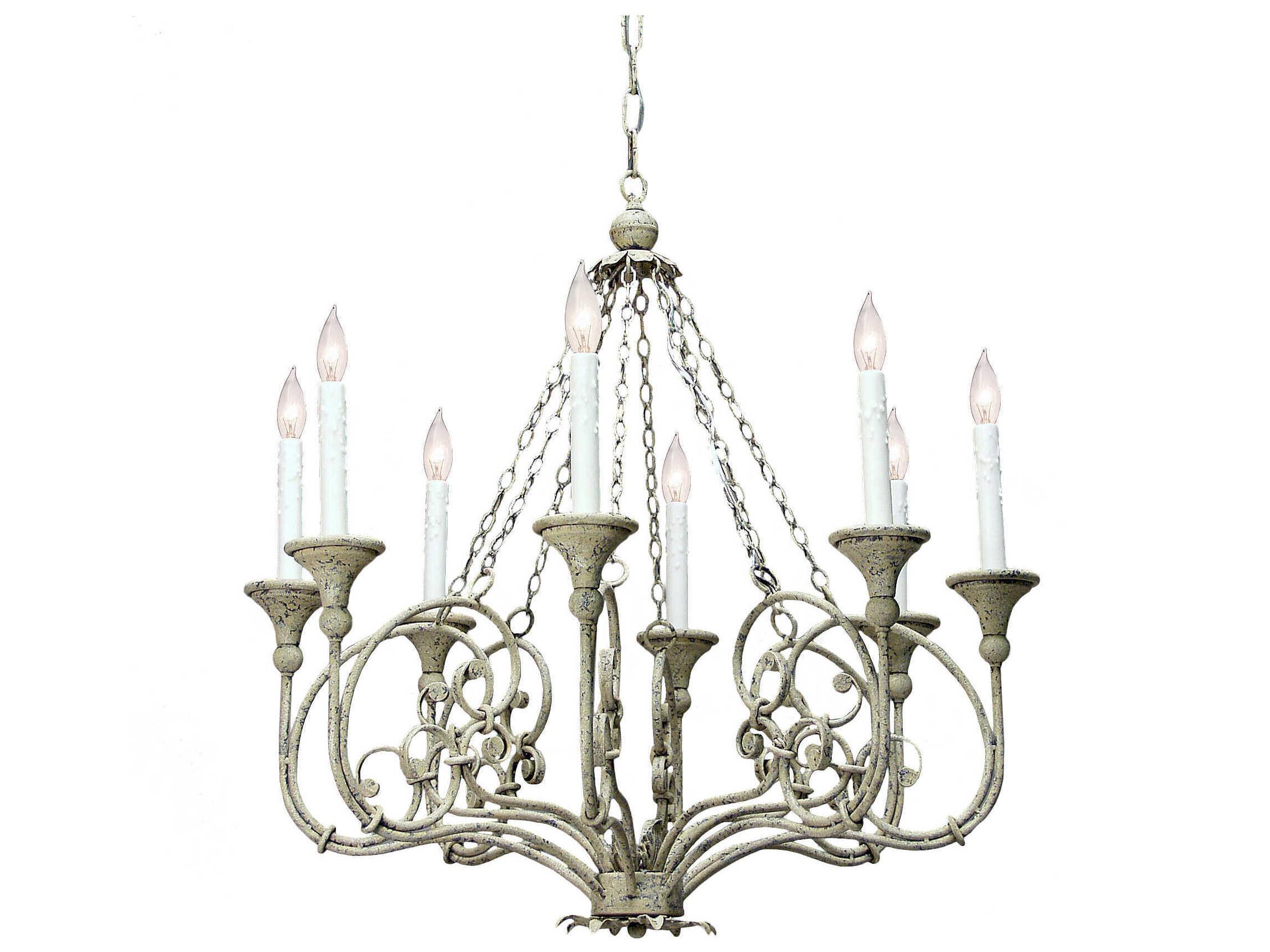 Meyda Rachelle 8-Light Off White Chandelier