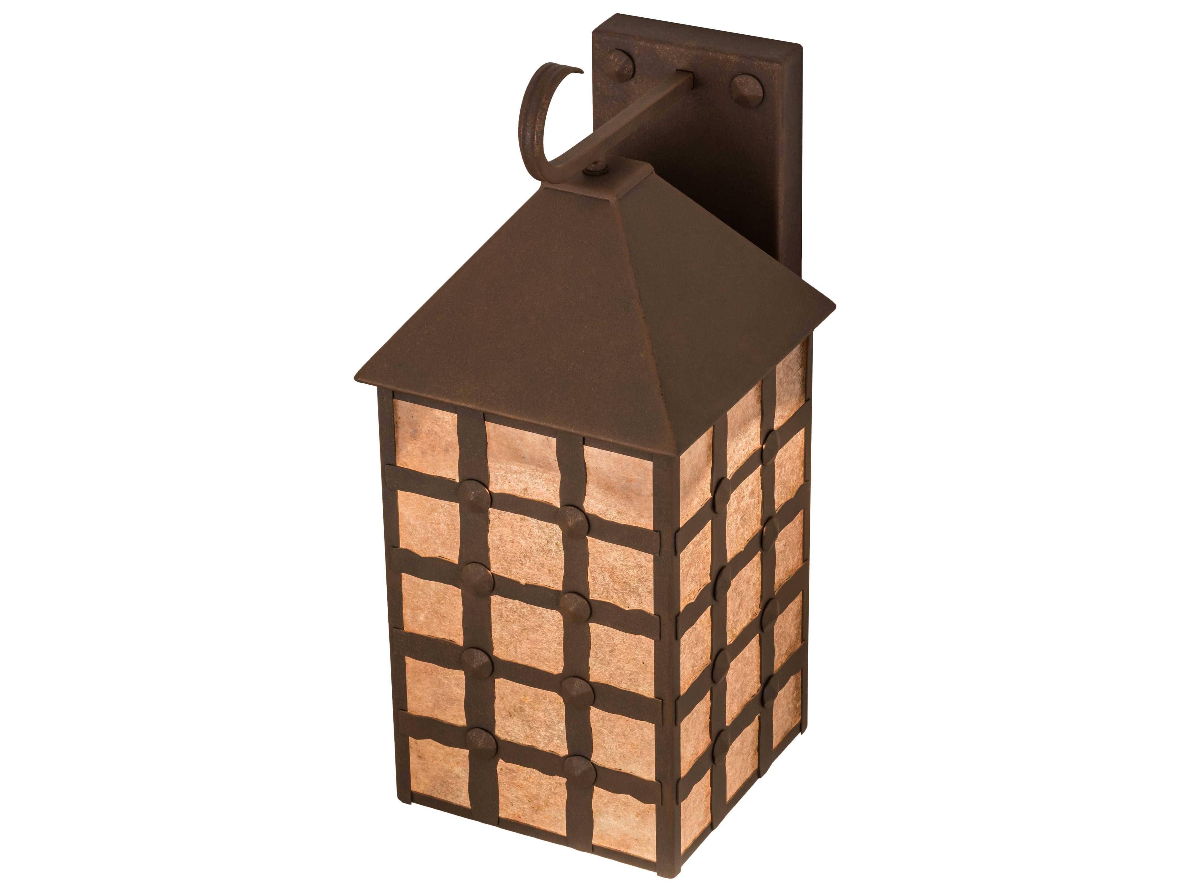 Meyda Clavos Antique Rust silver Wall Sconce