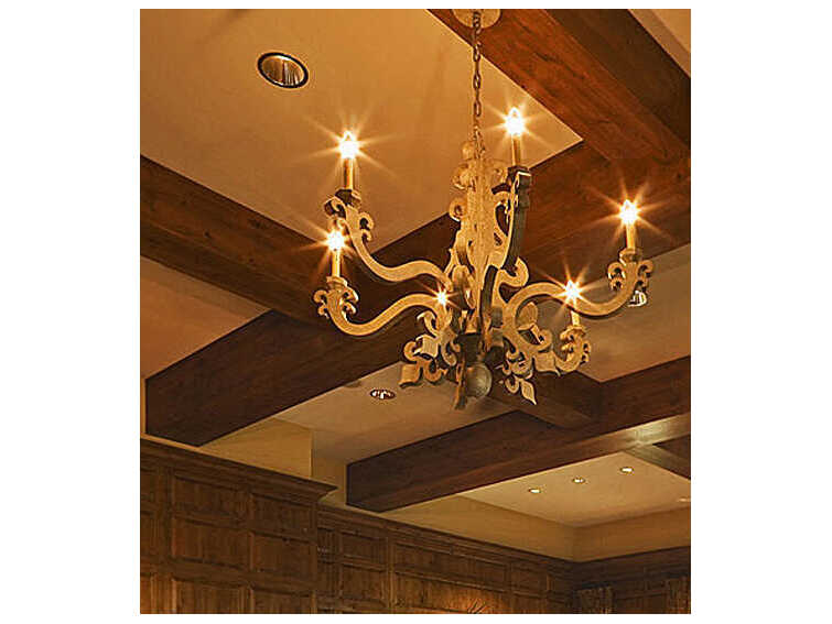Meyda 6-Light Brown Chandelier