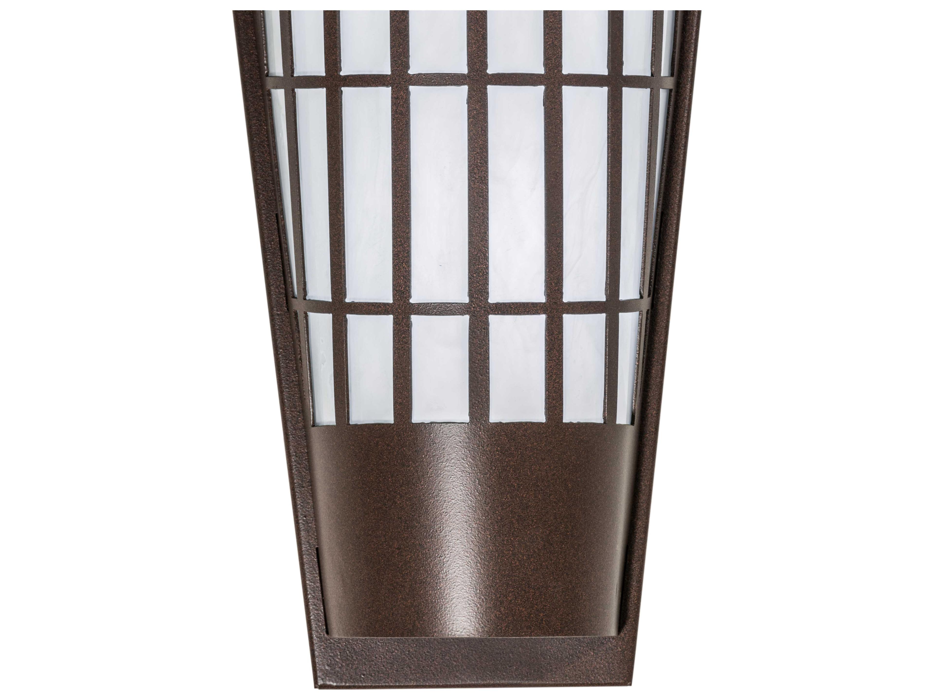 Meyda Kalahari Cafe Noir alabaster Brown Wall Sconce