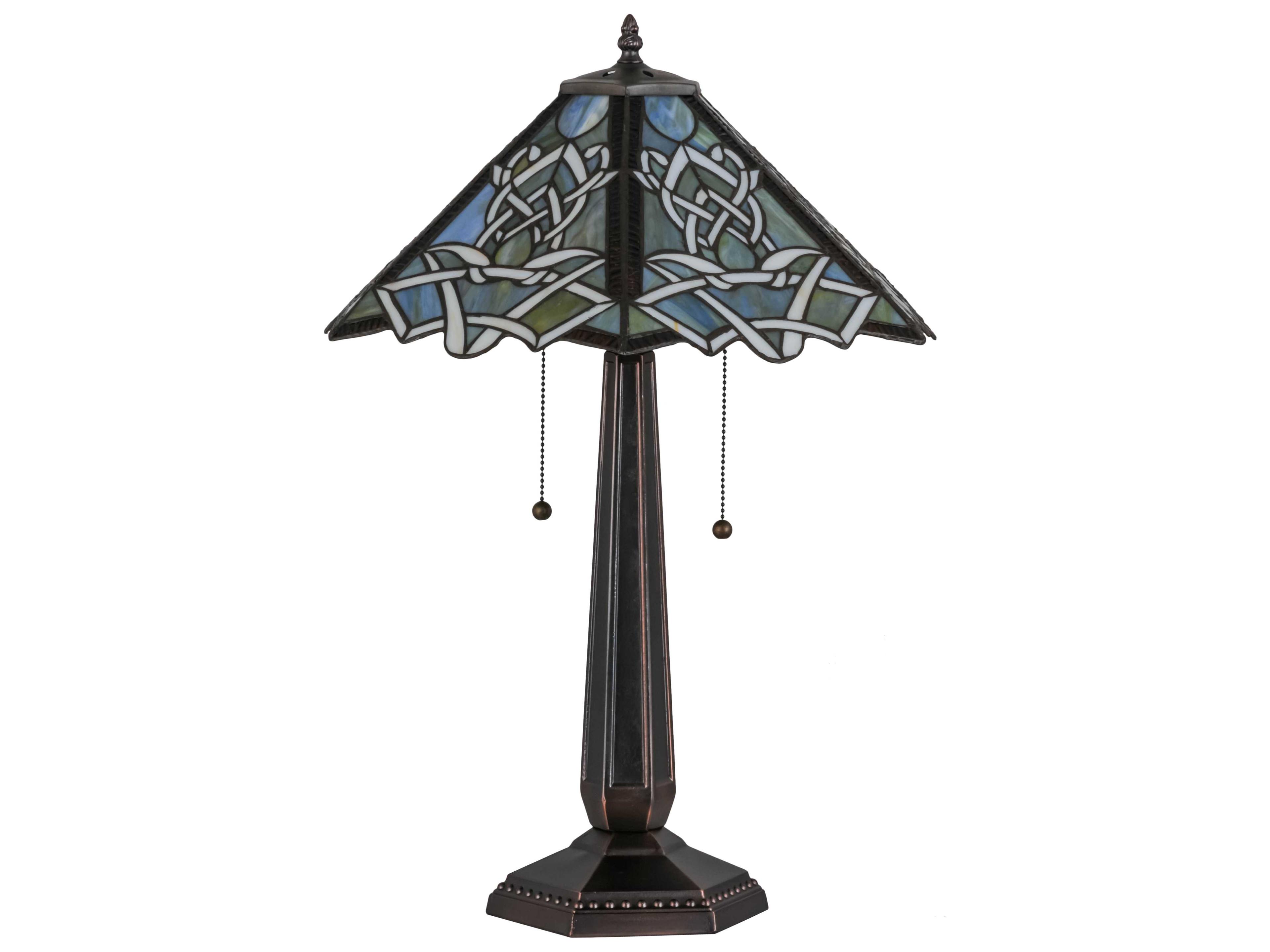 Meyda Lighting Glasgow Bungalow Bronze Table Lamp