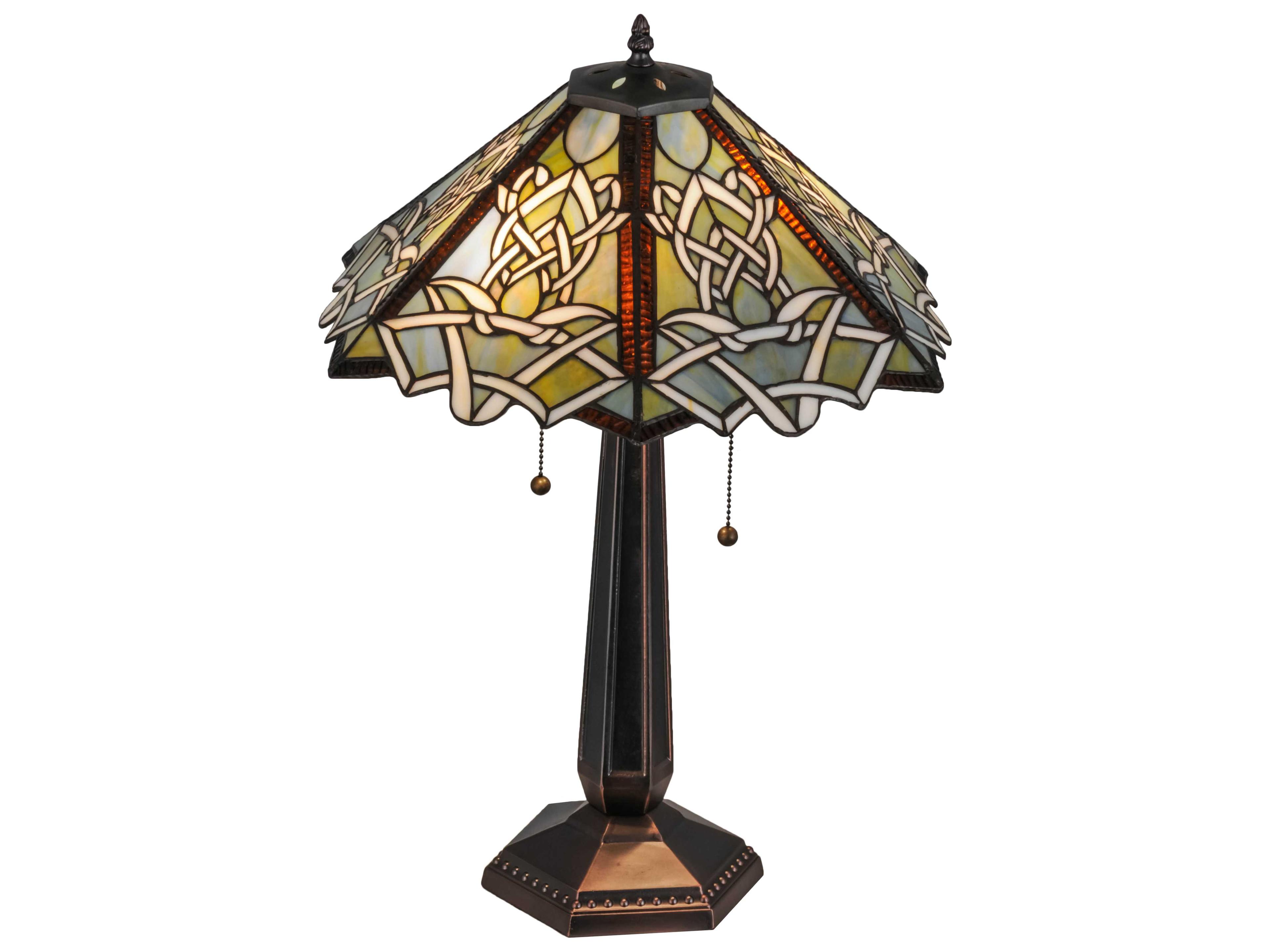 Meyda Lighting Glasgow Bungalow Bronze Table Lamp
