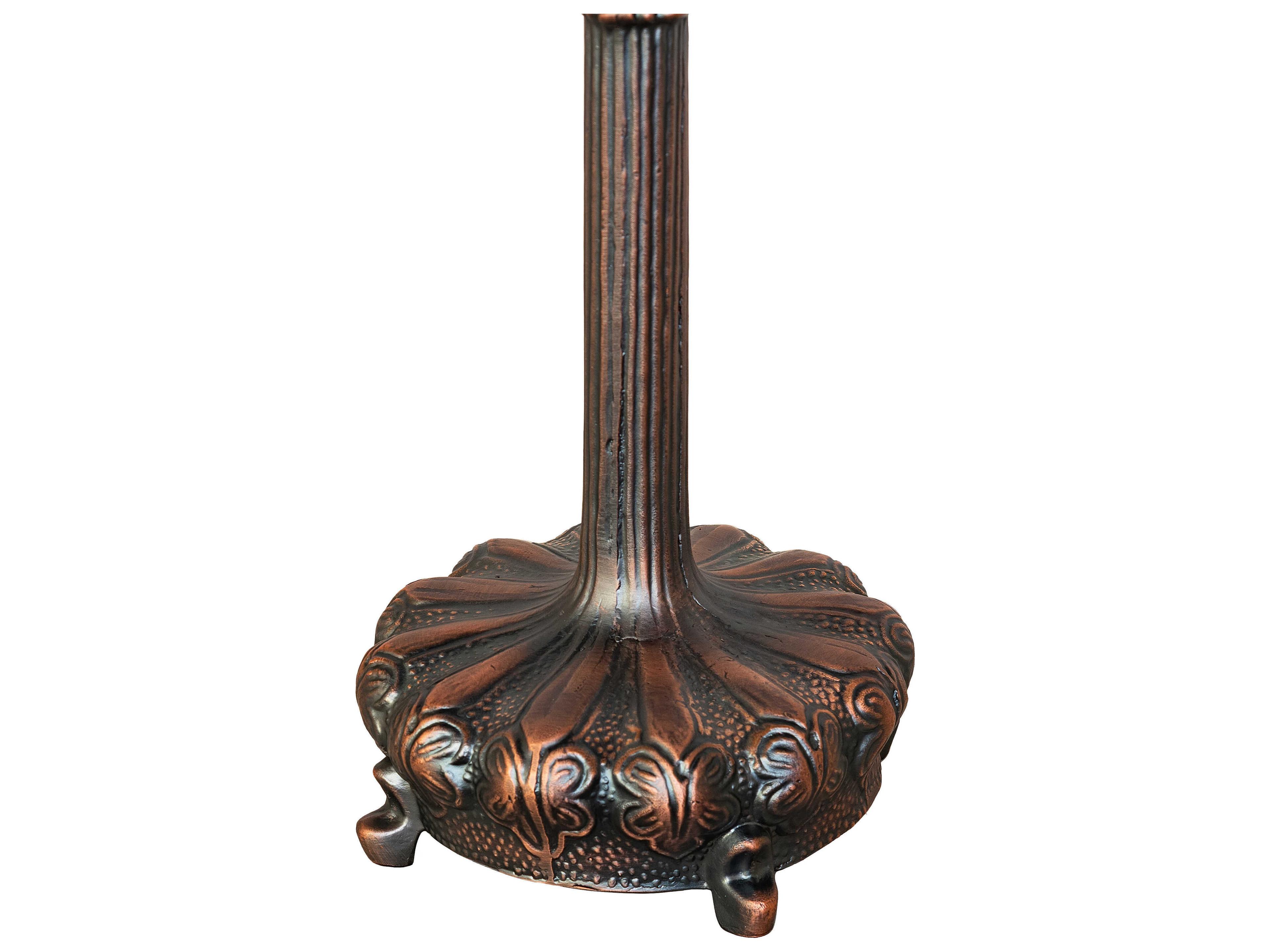 Meyda 2-Light Mahogany Bronze Table Base