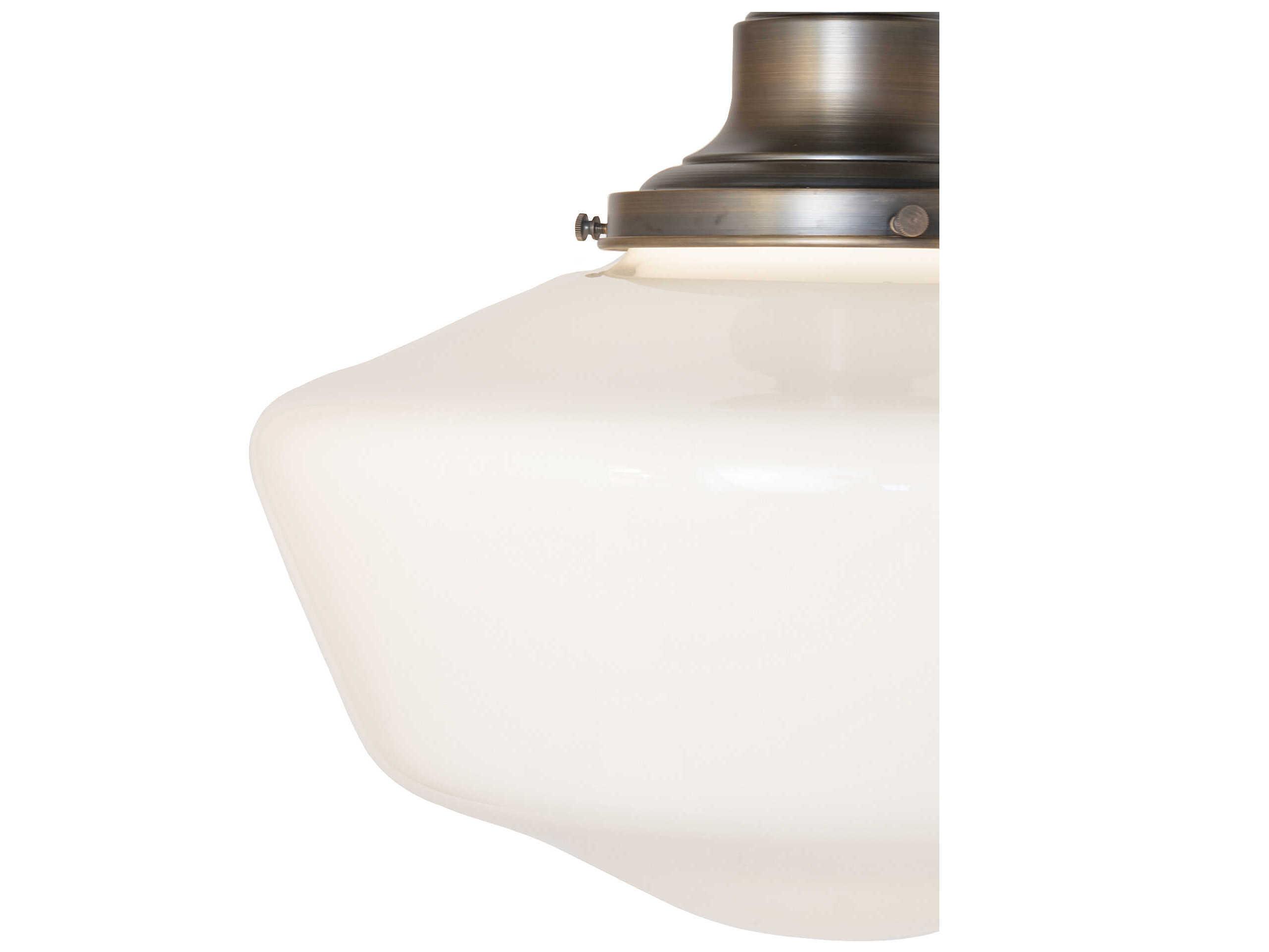 Meyda Revival 1-Light Brass Traditional Flush Mount