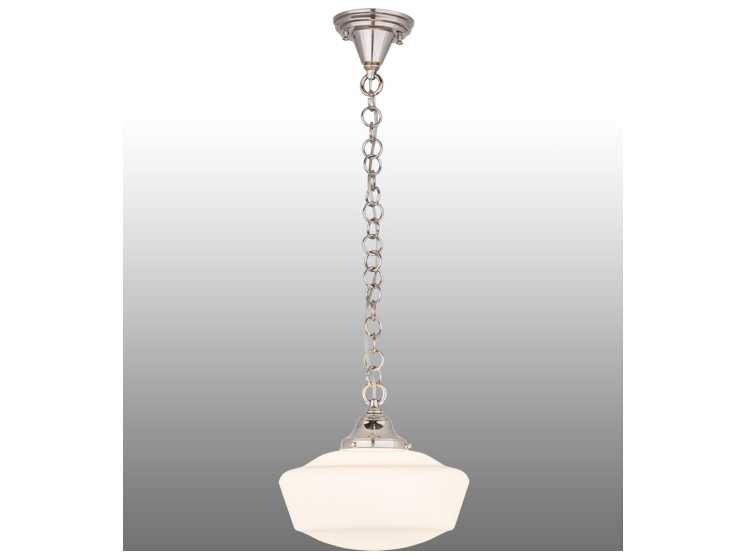 Meyda Revival 1-Light Nickel Mini Pendant