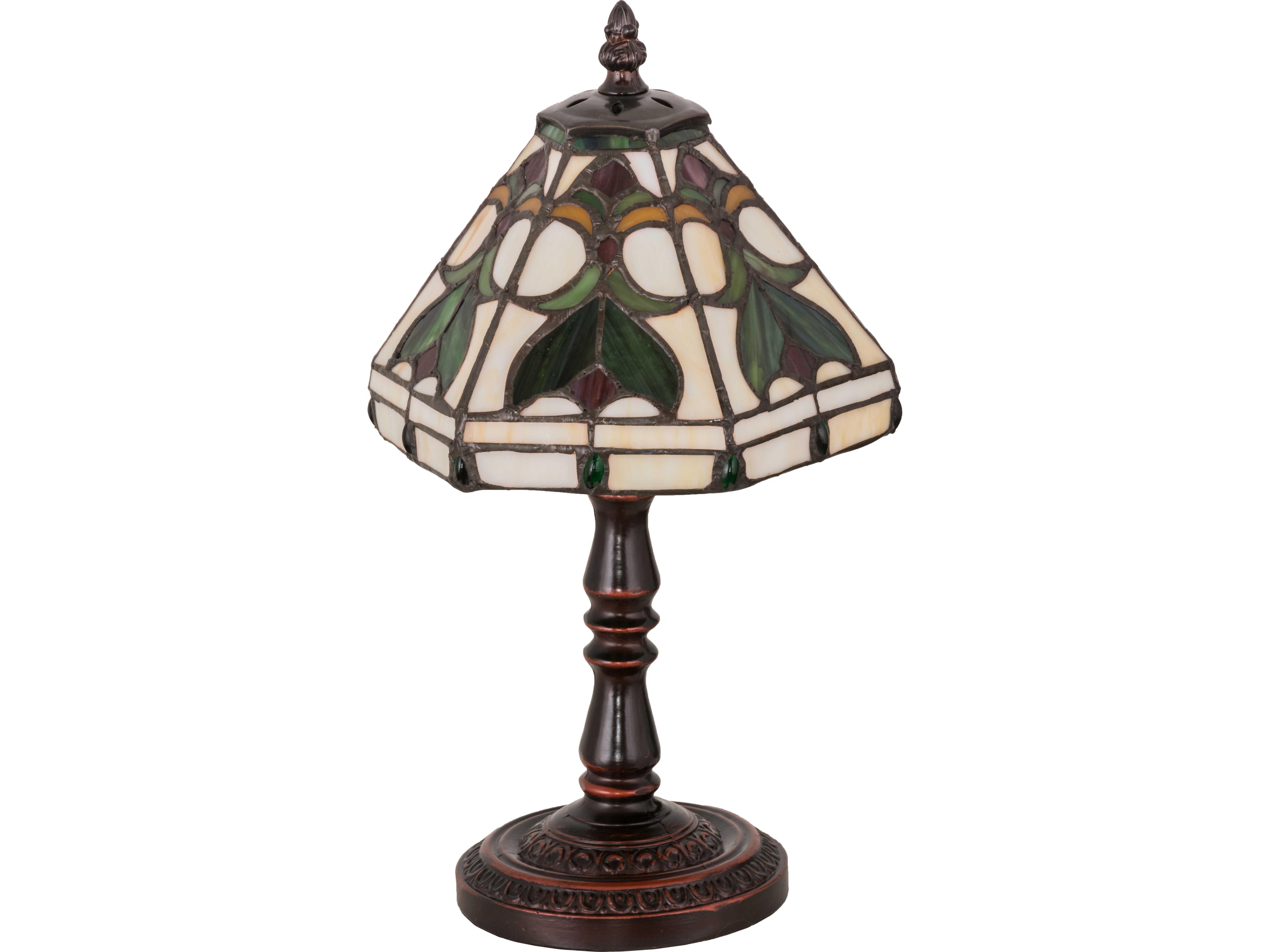Meyda Middleton Bronze Traditional Table Lamp