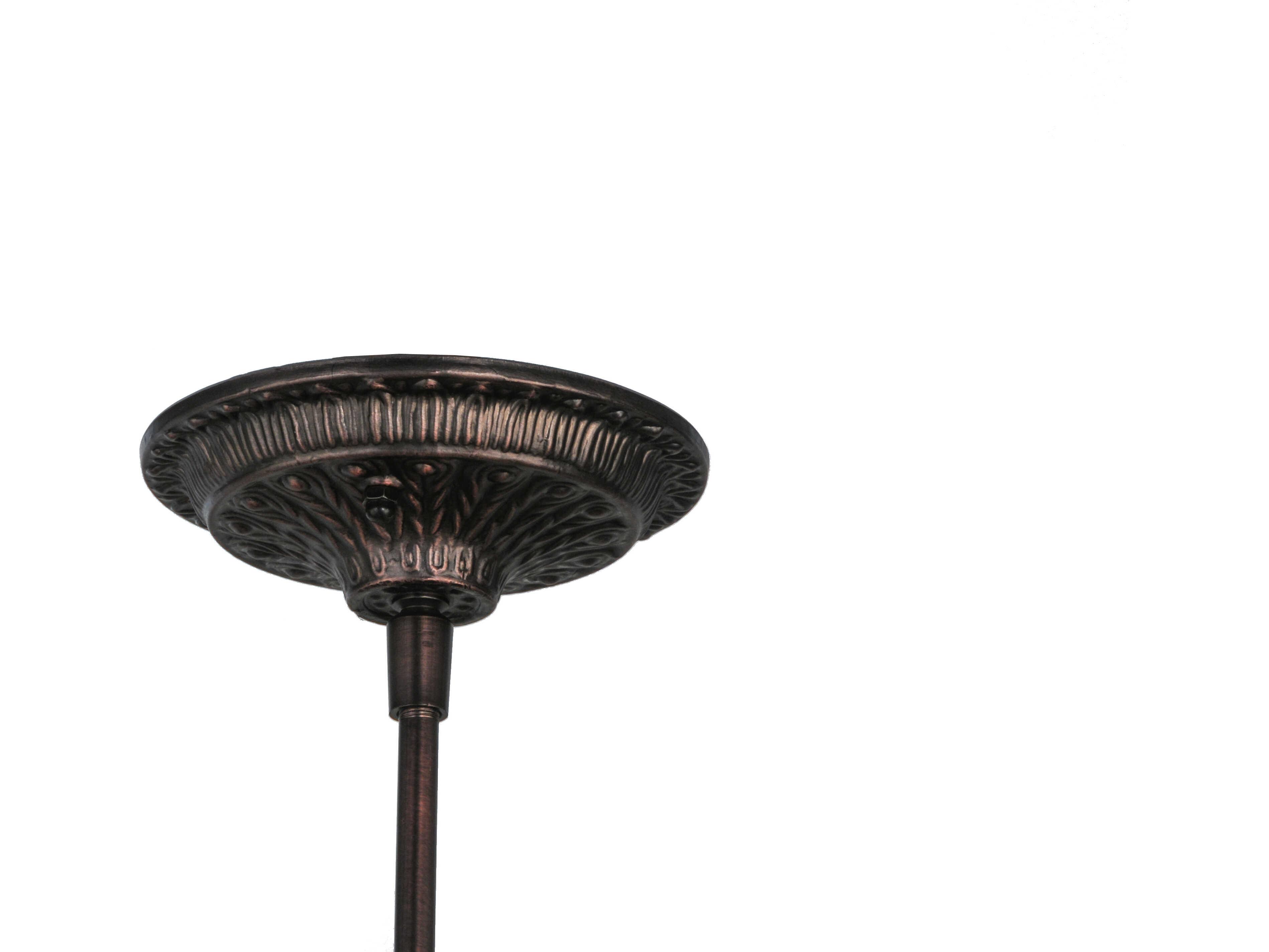 Meyda Daffodil 1-Light Green Mini Pendant