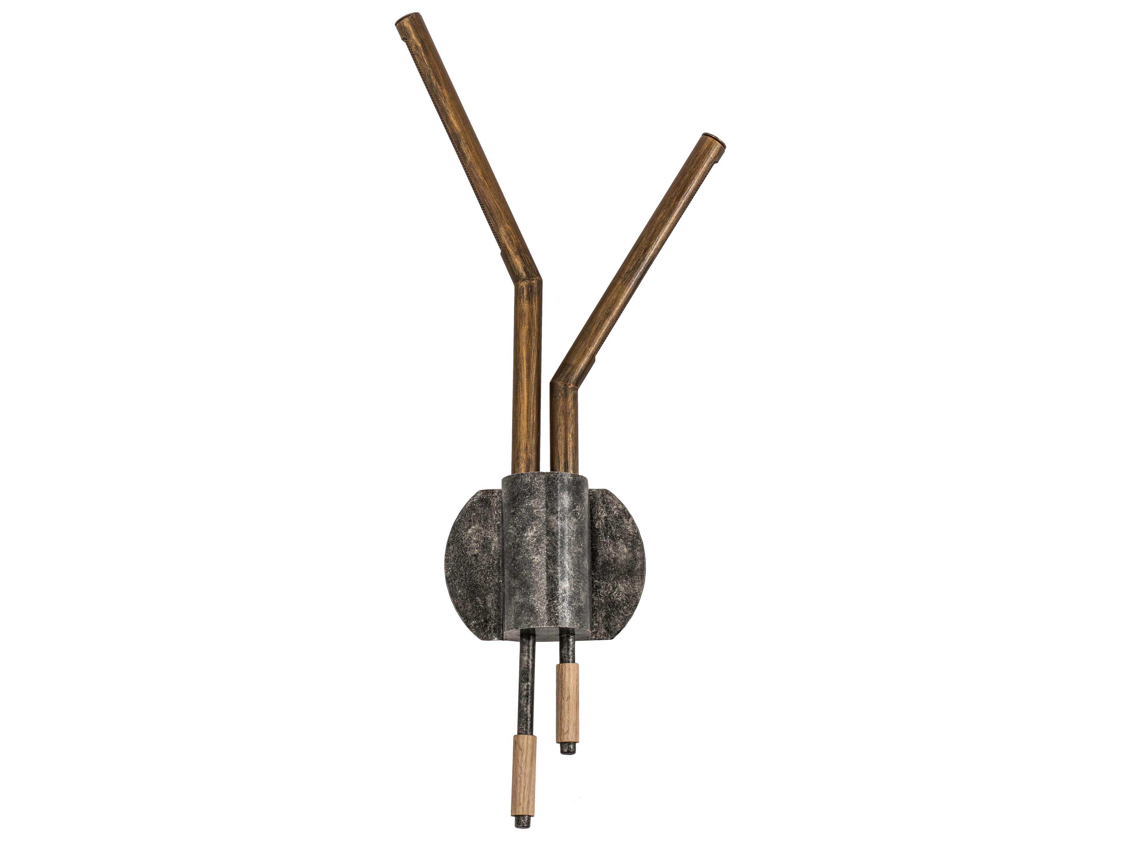 Meyda Varillas Bronze Wall Sconce