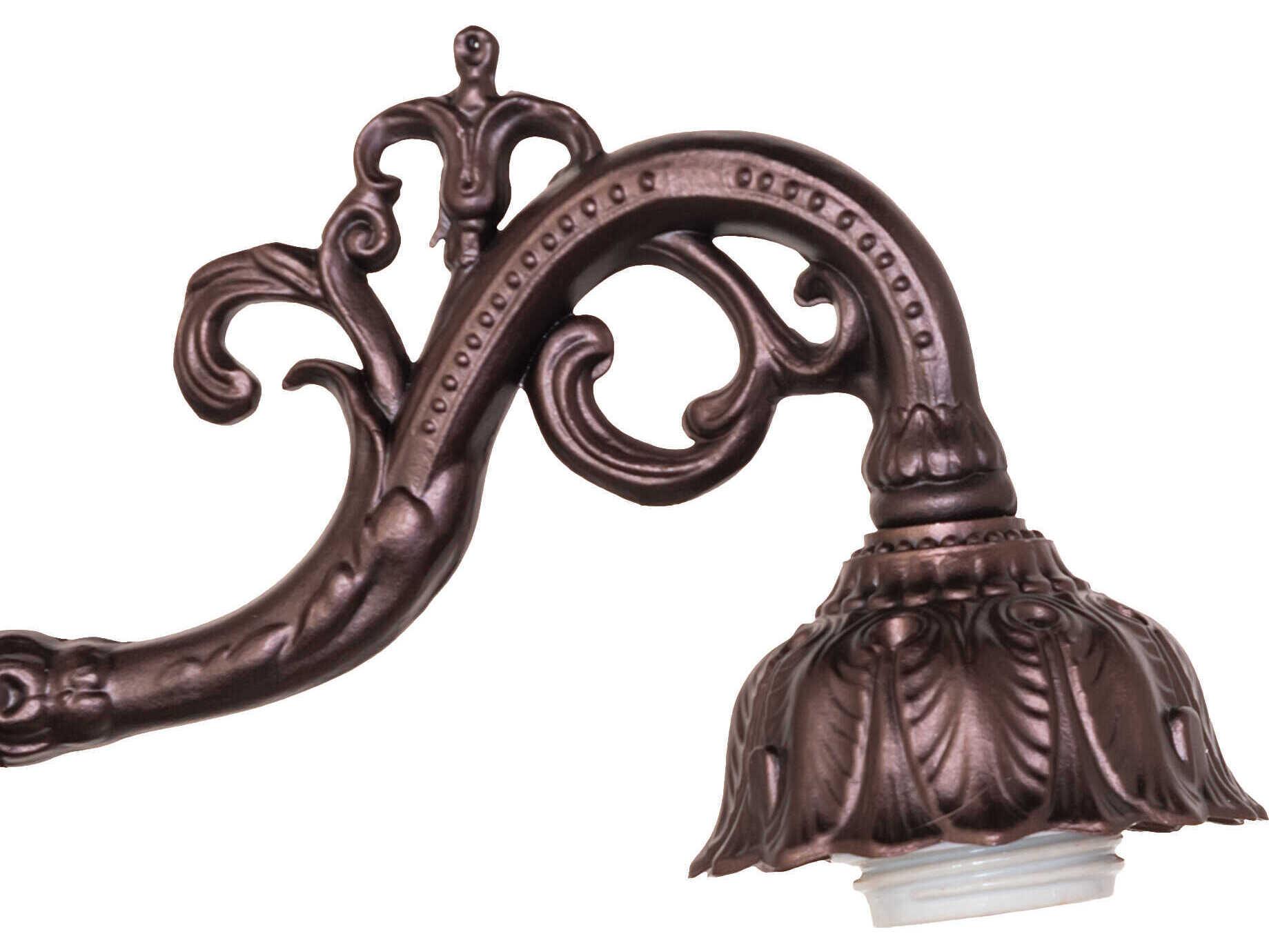 Meyda Rope Mahogany Bronze Table Lamp Base