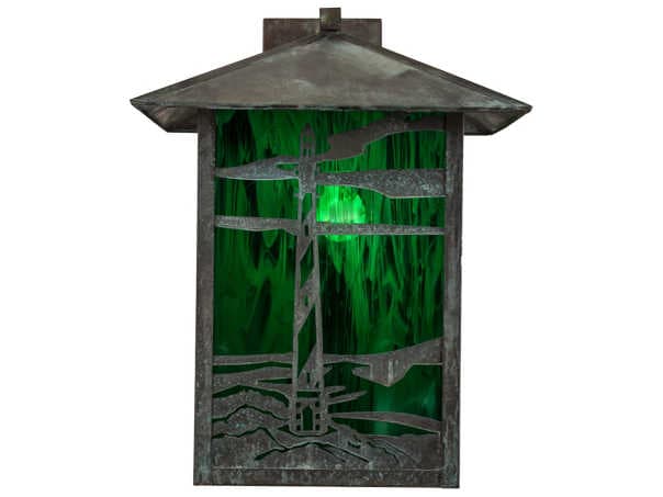 Meyda Lighthouse & Trawler 1 - Light Glass Outdoor Wall Light