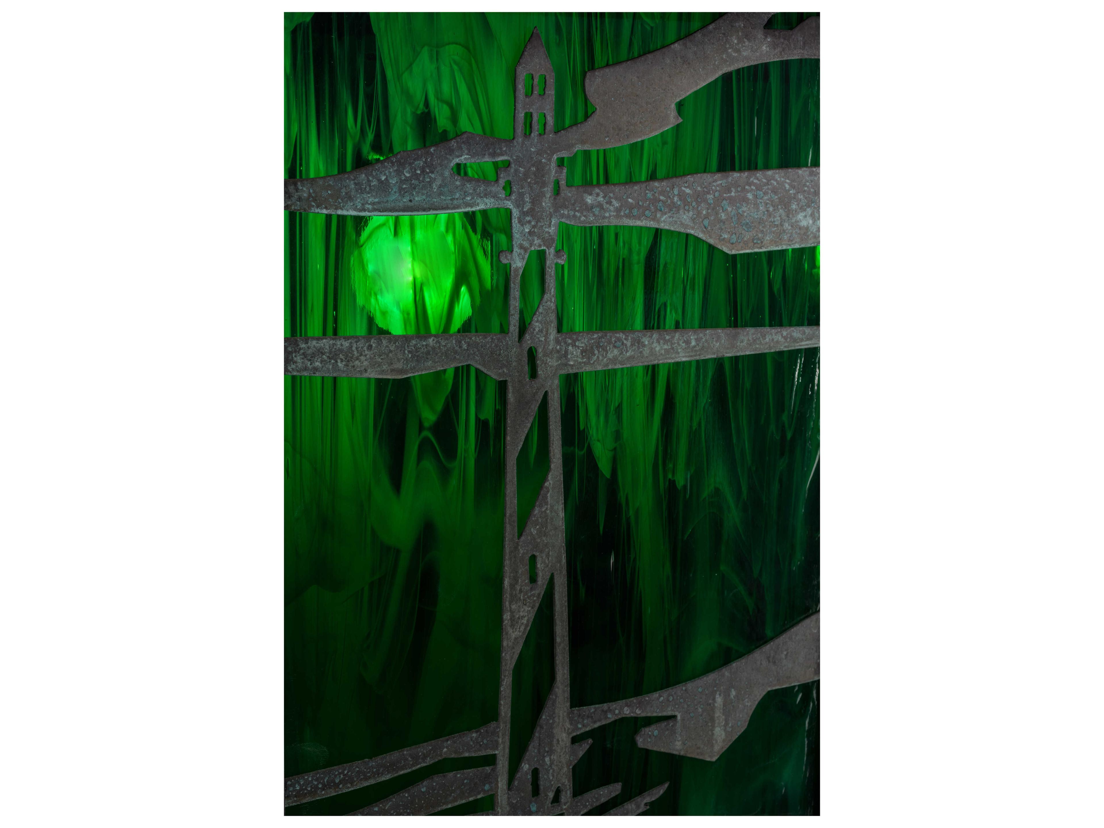 Meyda Lighthouse & Trawler 1 - Light Glass Outdoor Wall Light