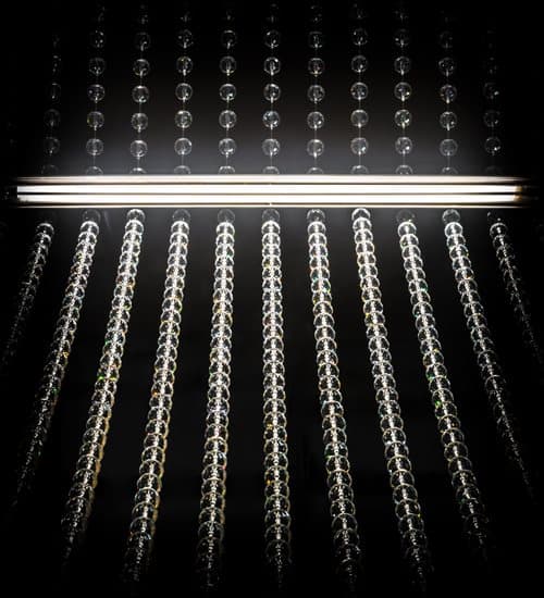 Meyda 6-Light Nickel Glass Chandelier