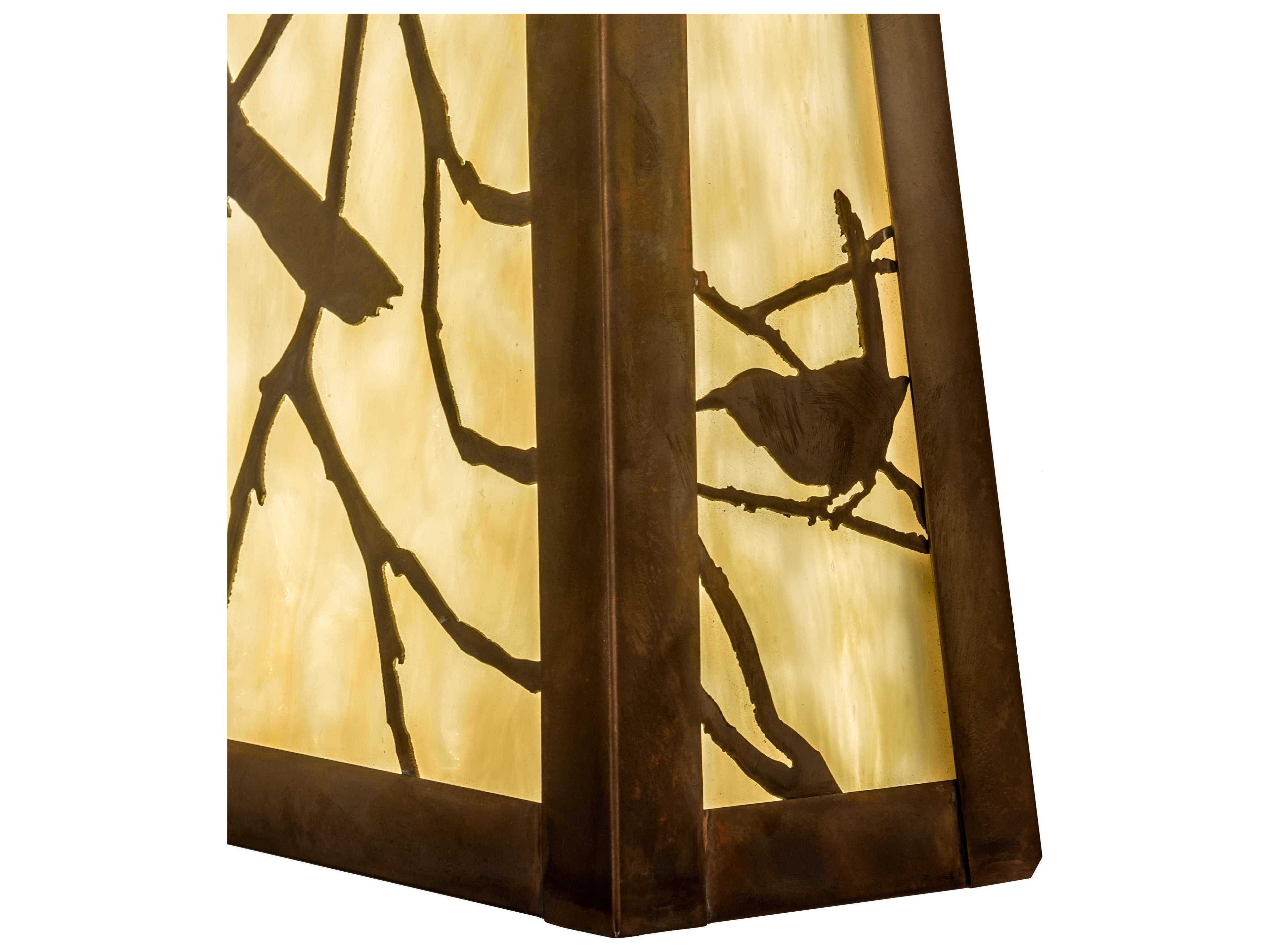 Meyda Stillwater Vintage Copper LED Wall Sconce