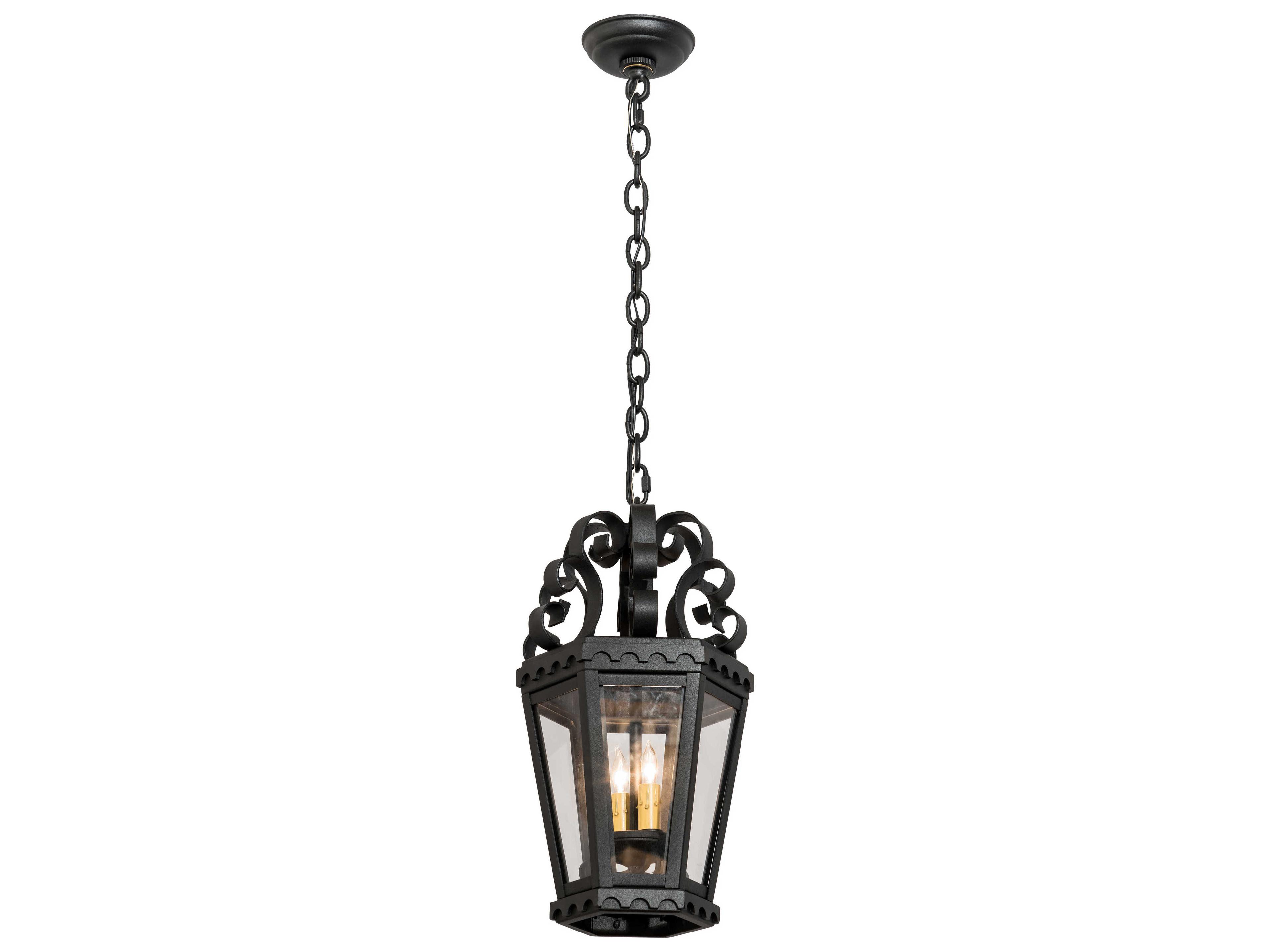 Meyda Glass Outdoor Hanging Light