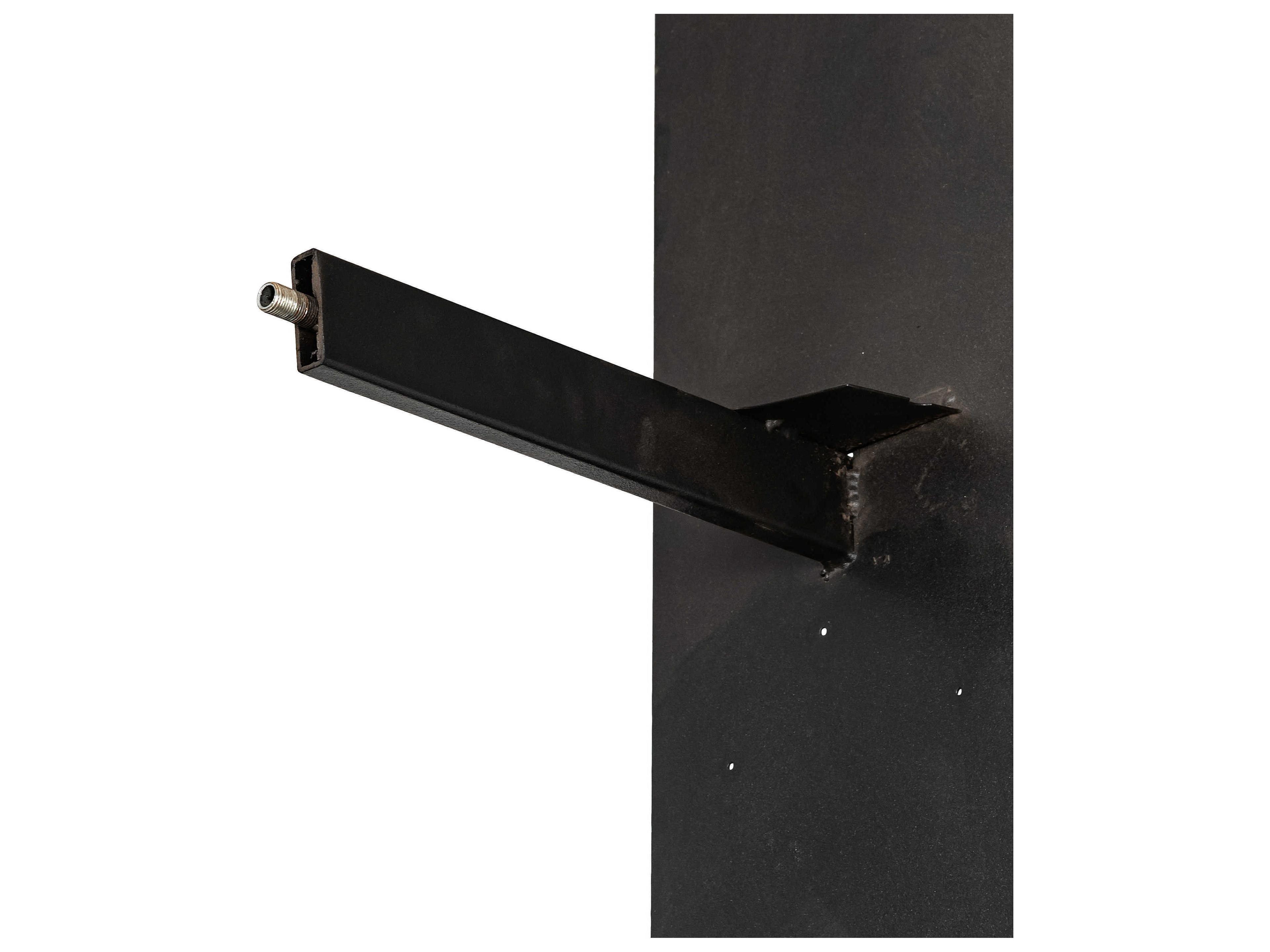 Meyda Deep Polaris 8-Light Black White Wall Sconce