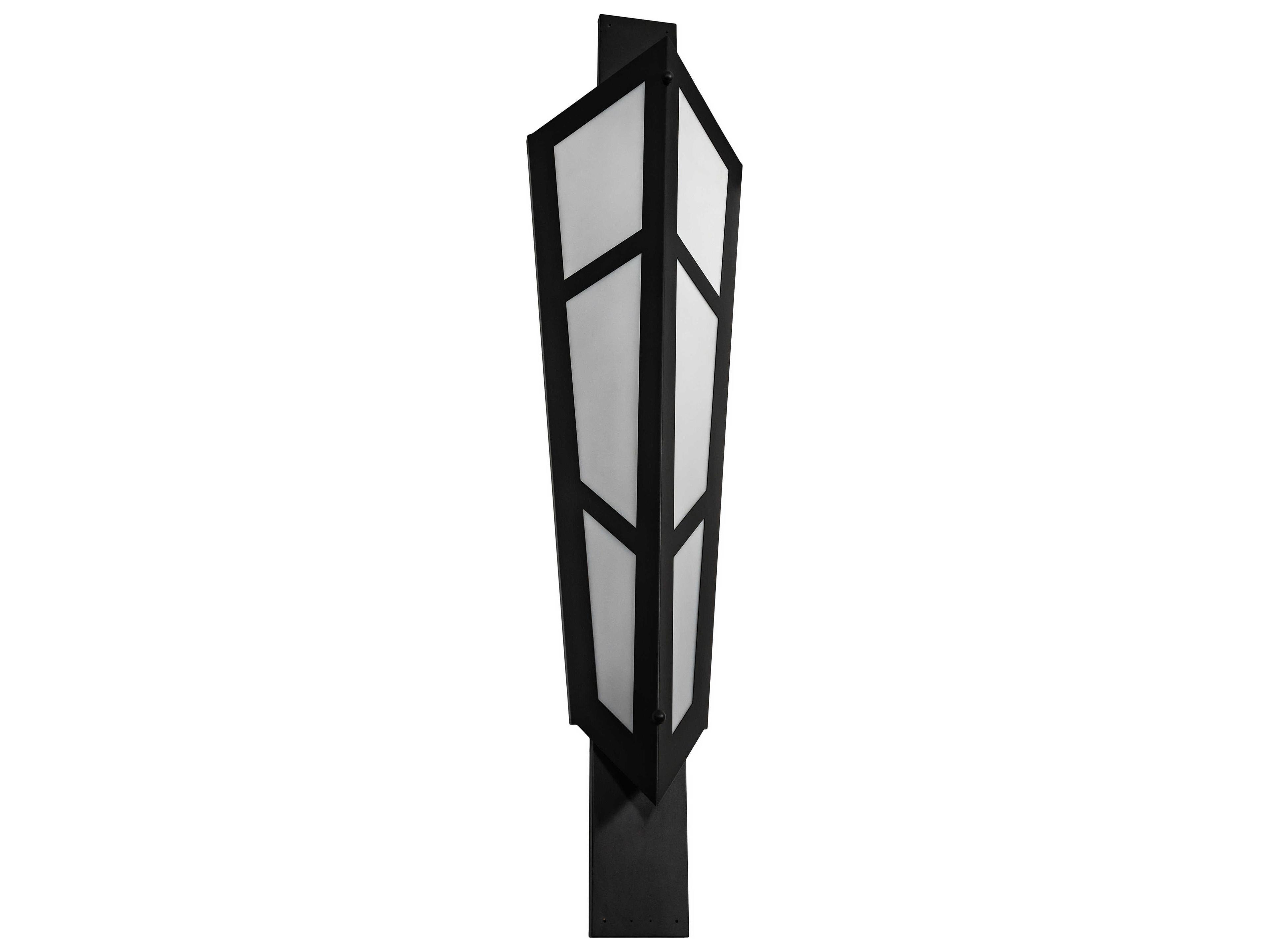 Meyda Deep Polaris 8-Light Black White Wall Sconce