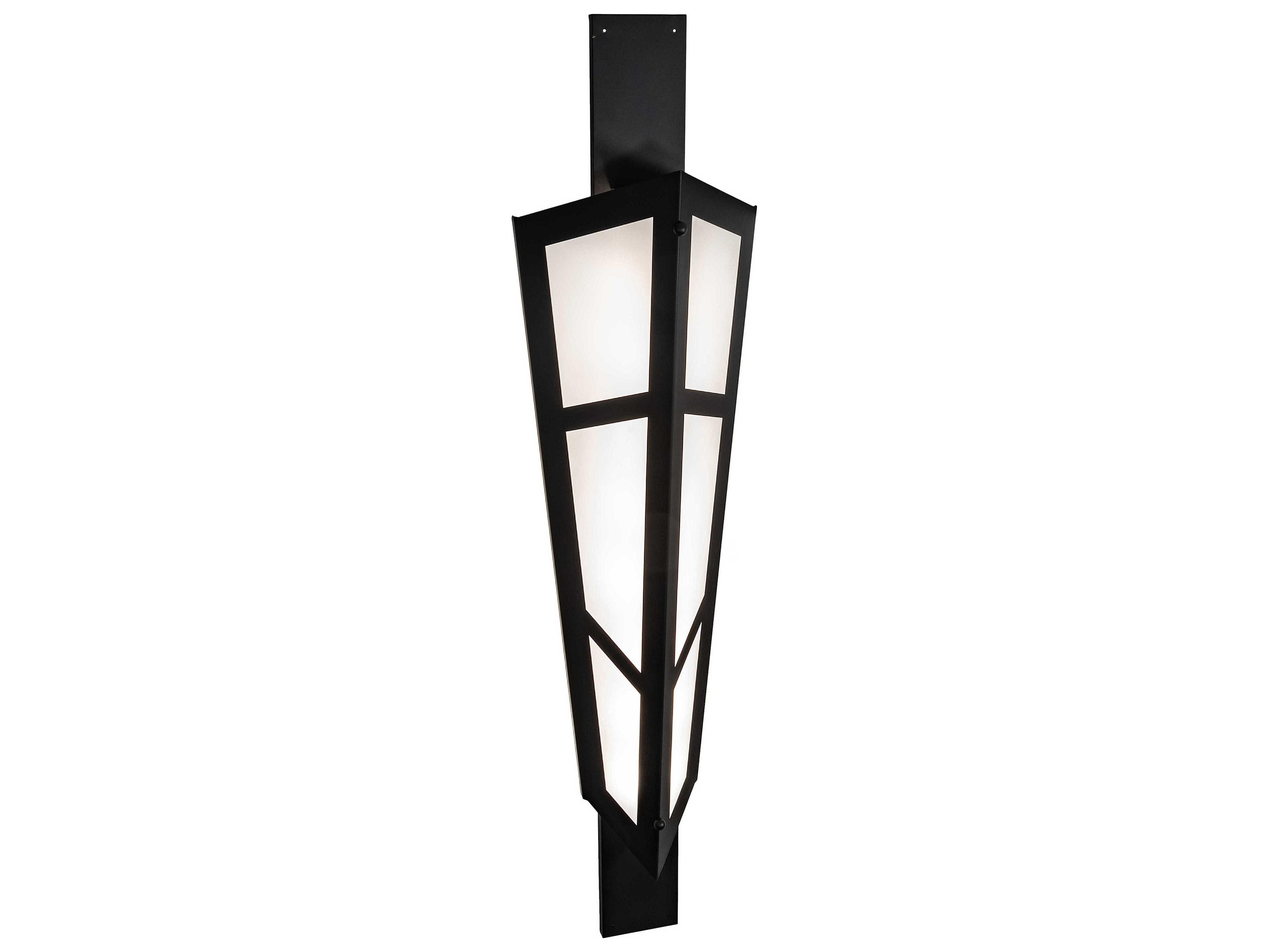 Meyda Deep Polaris 8-Light Black White Wall Sconce