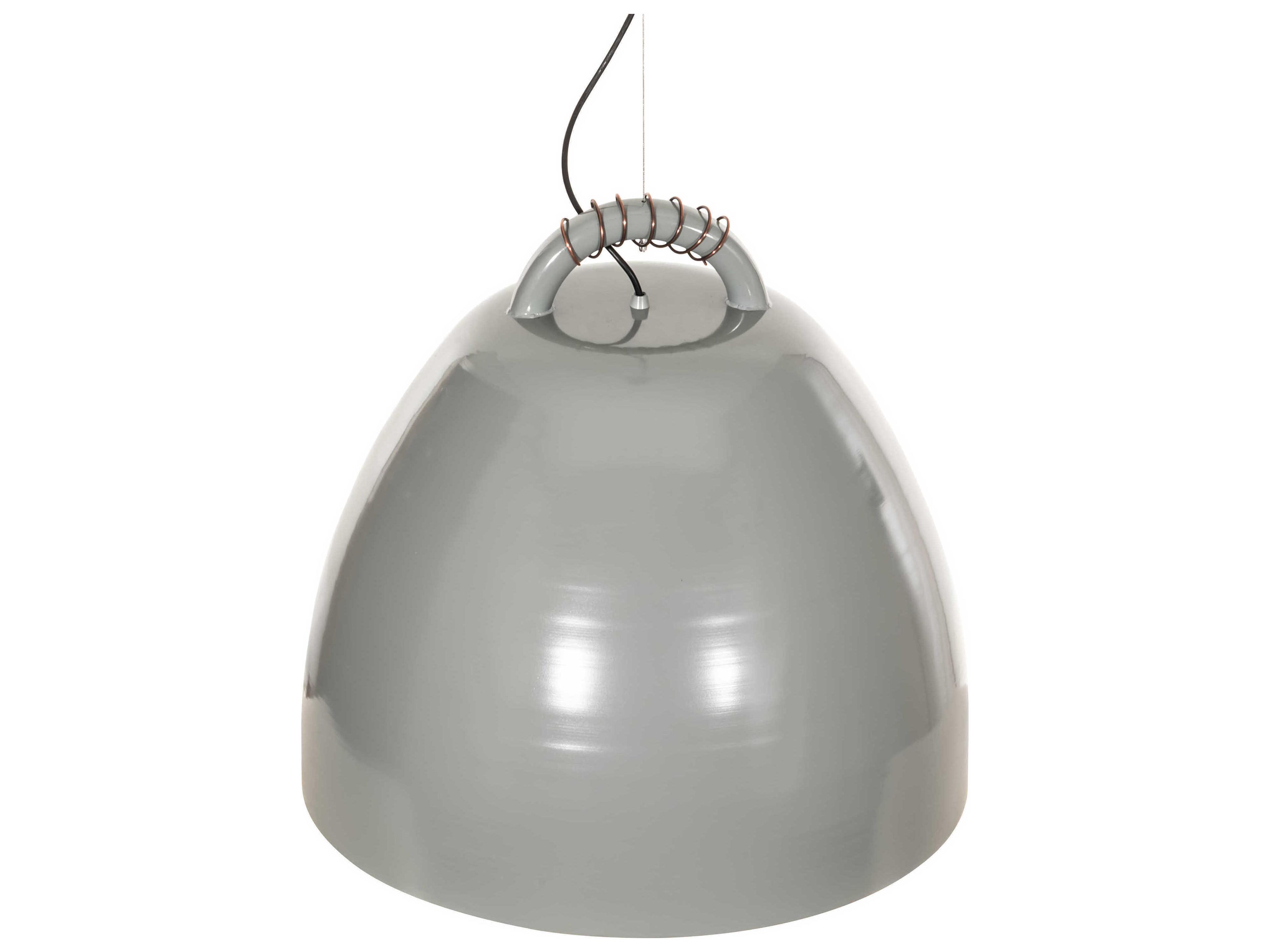 Meyda Gravity 3-Light Grey LED Bell Pendant