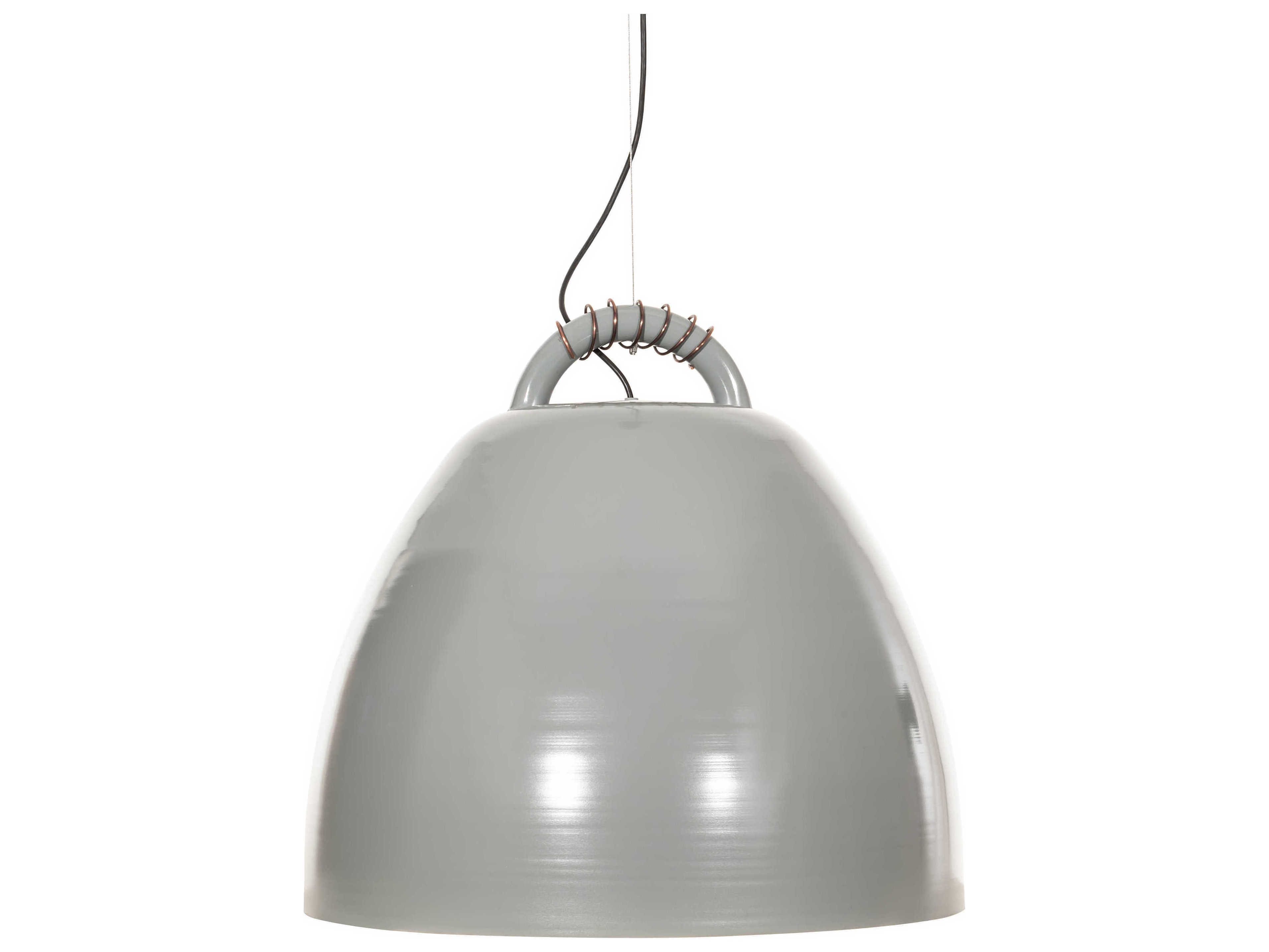 Meyda Gravity 3-Light Grey LED Bell Pendant