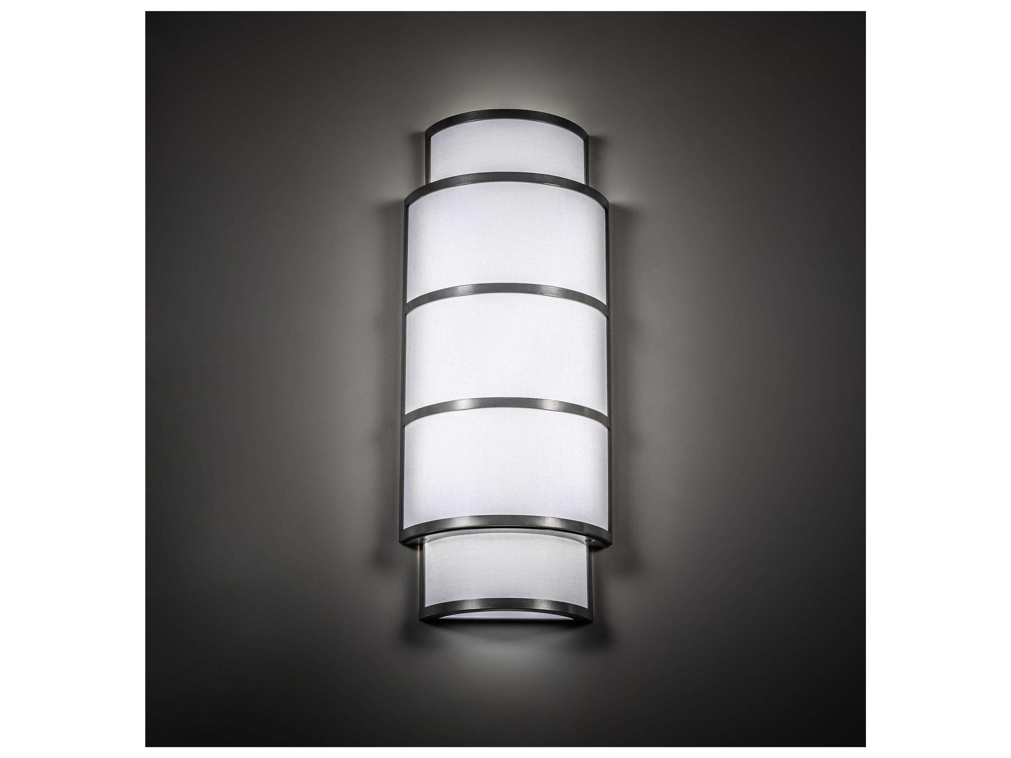 Meyda Jayne Nickel White LED Wall Sconce