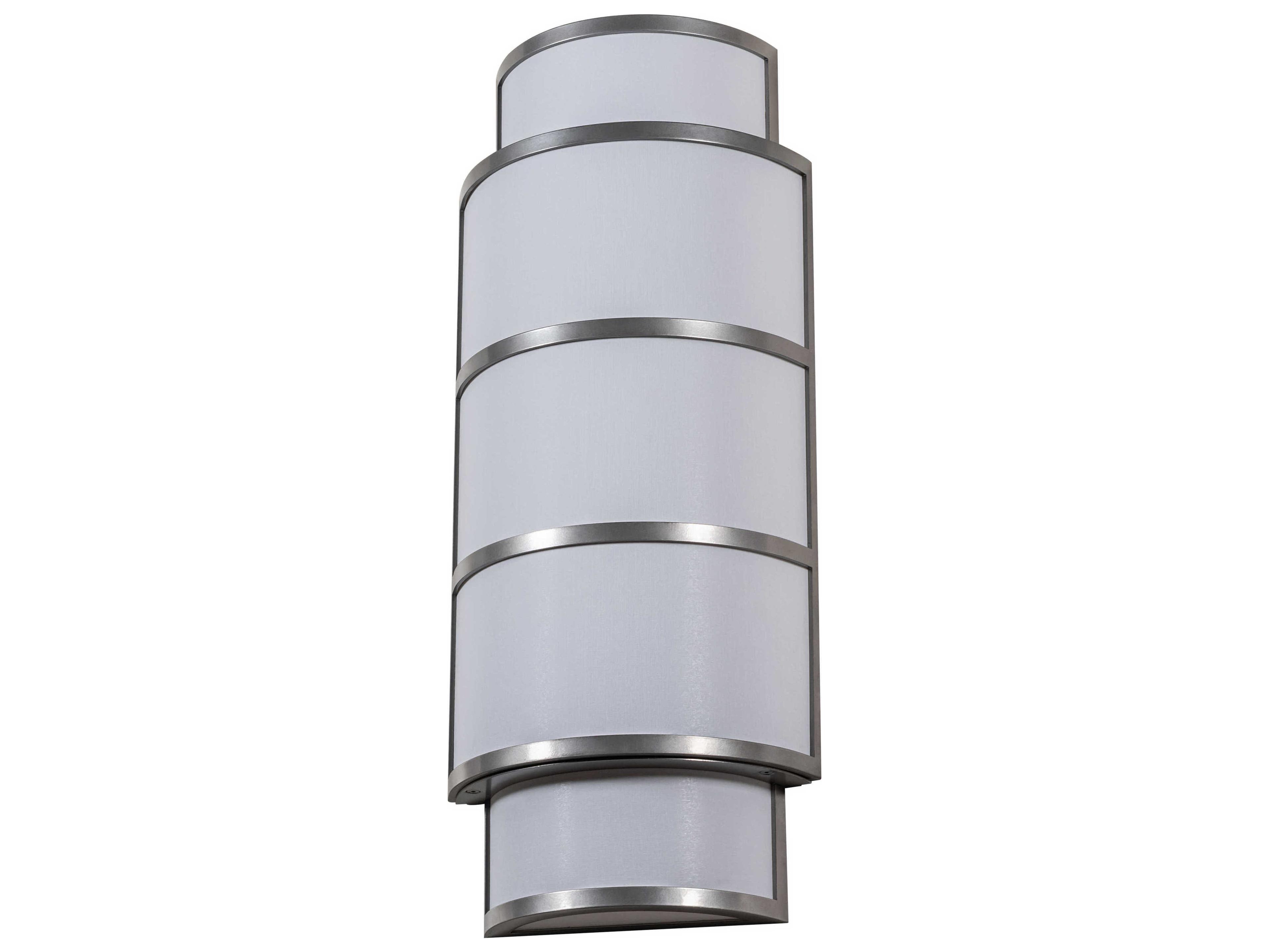 Meyda Jayne Nickel White LED Wall Sconce