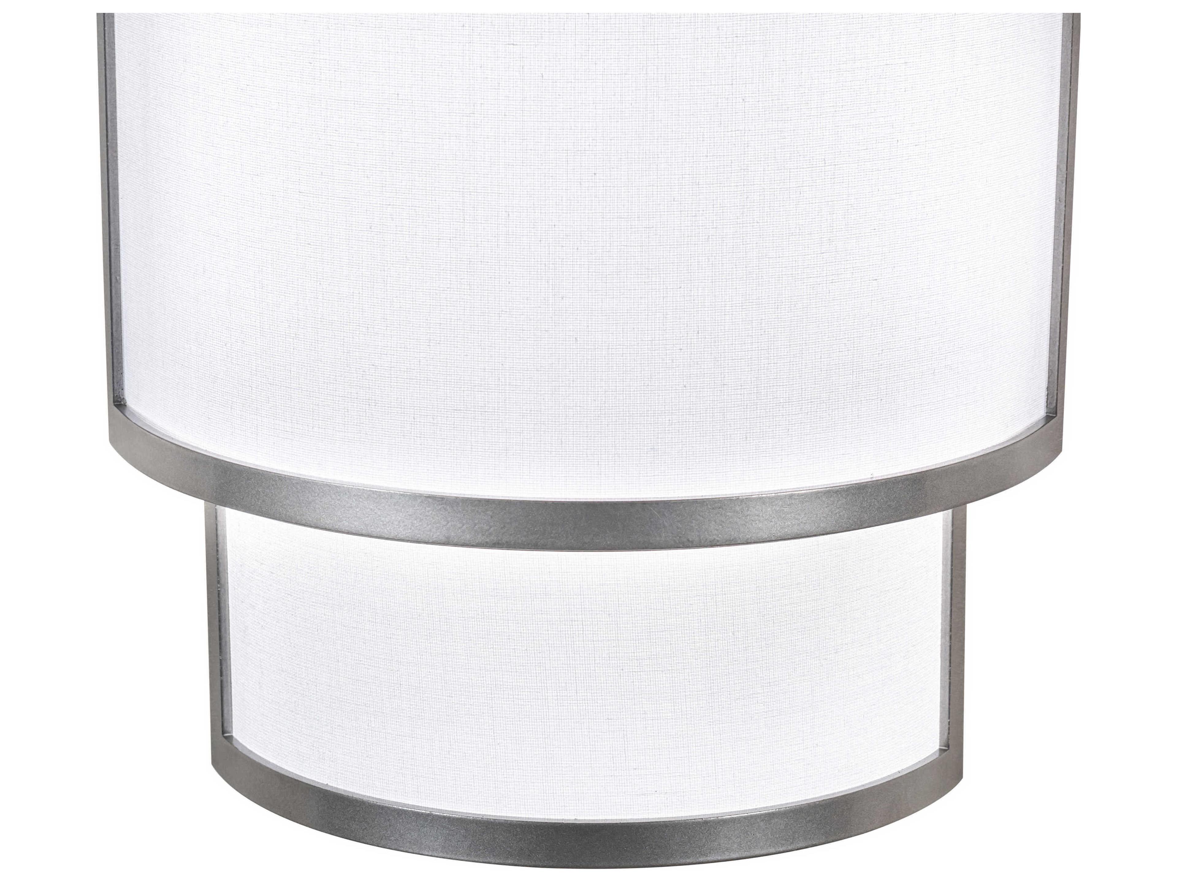 Meyda Jayne Nickel White LED Wall Sconce
