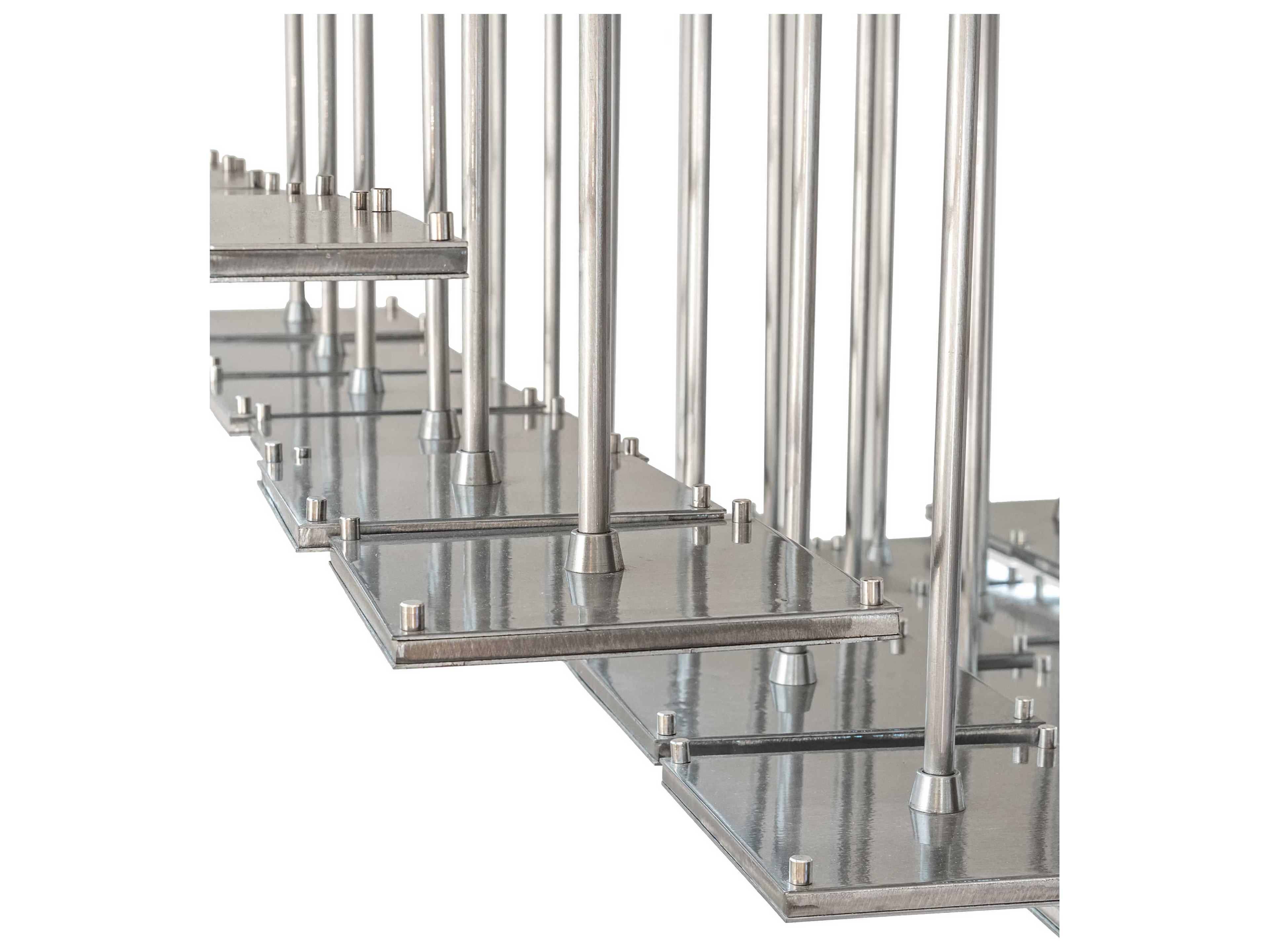 Meyda Kossar White Grey LED Island Pendant