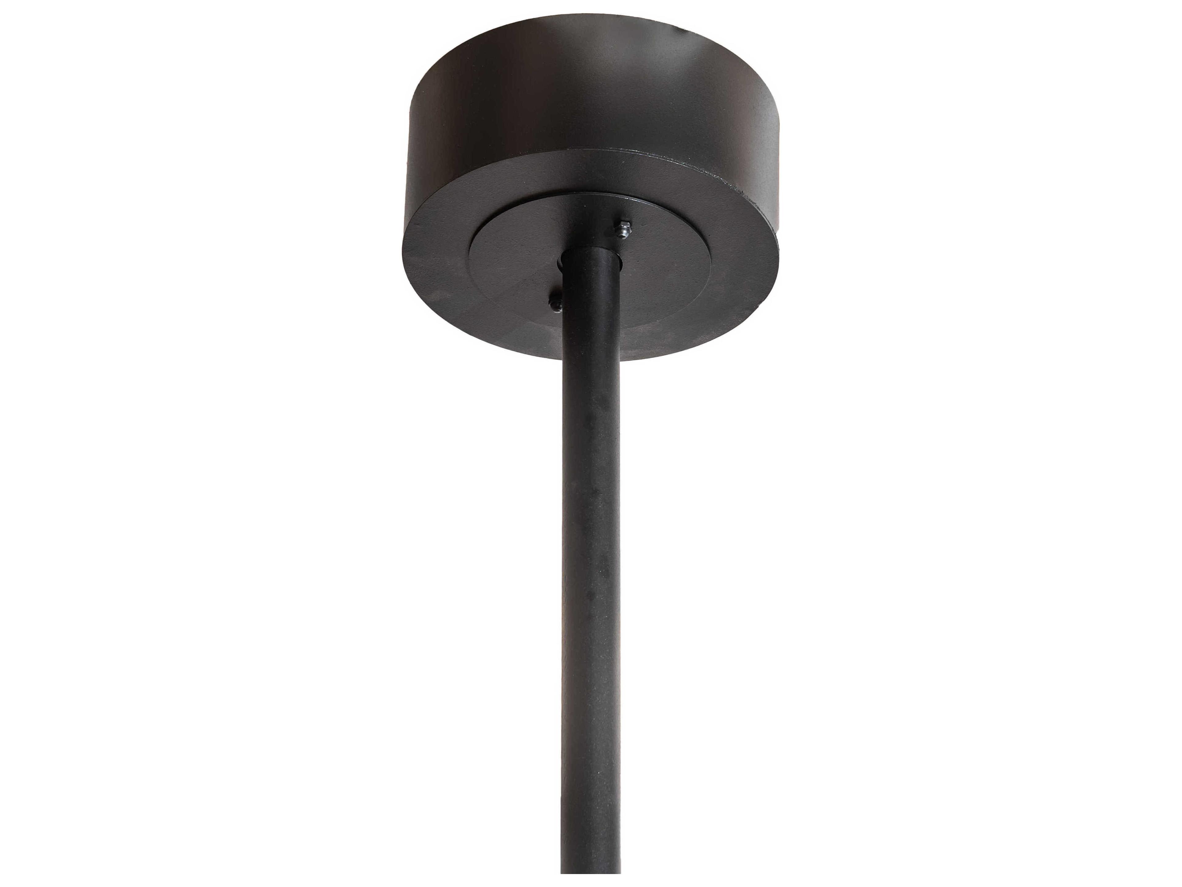 Meyda Beer 6-Light Black Amber Brown Glass Island Pendant