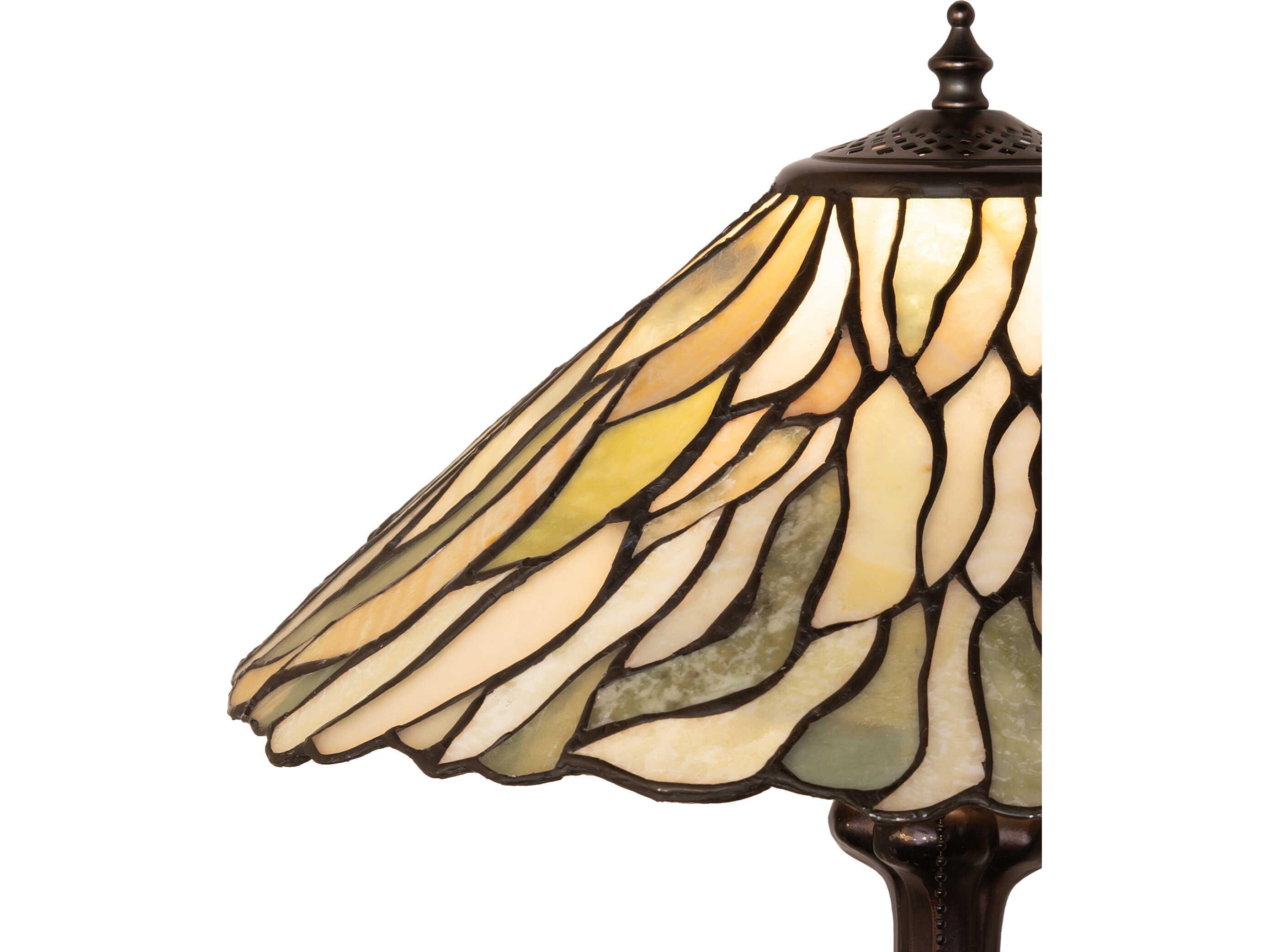 Meyda Willow Brown Traditional Table Lamp