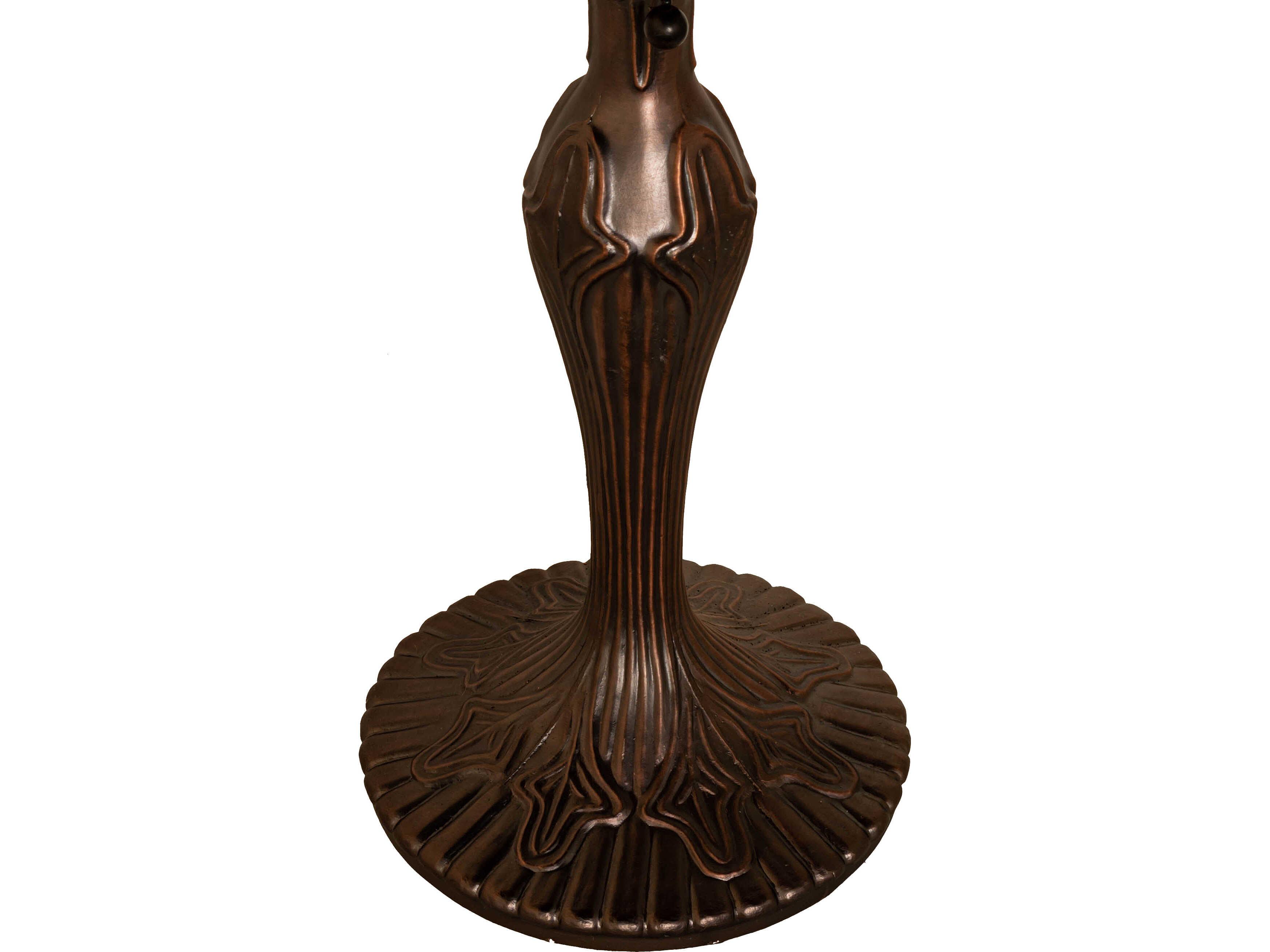 Meyda Willow Brown Traditional Table Lamp