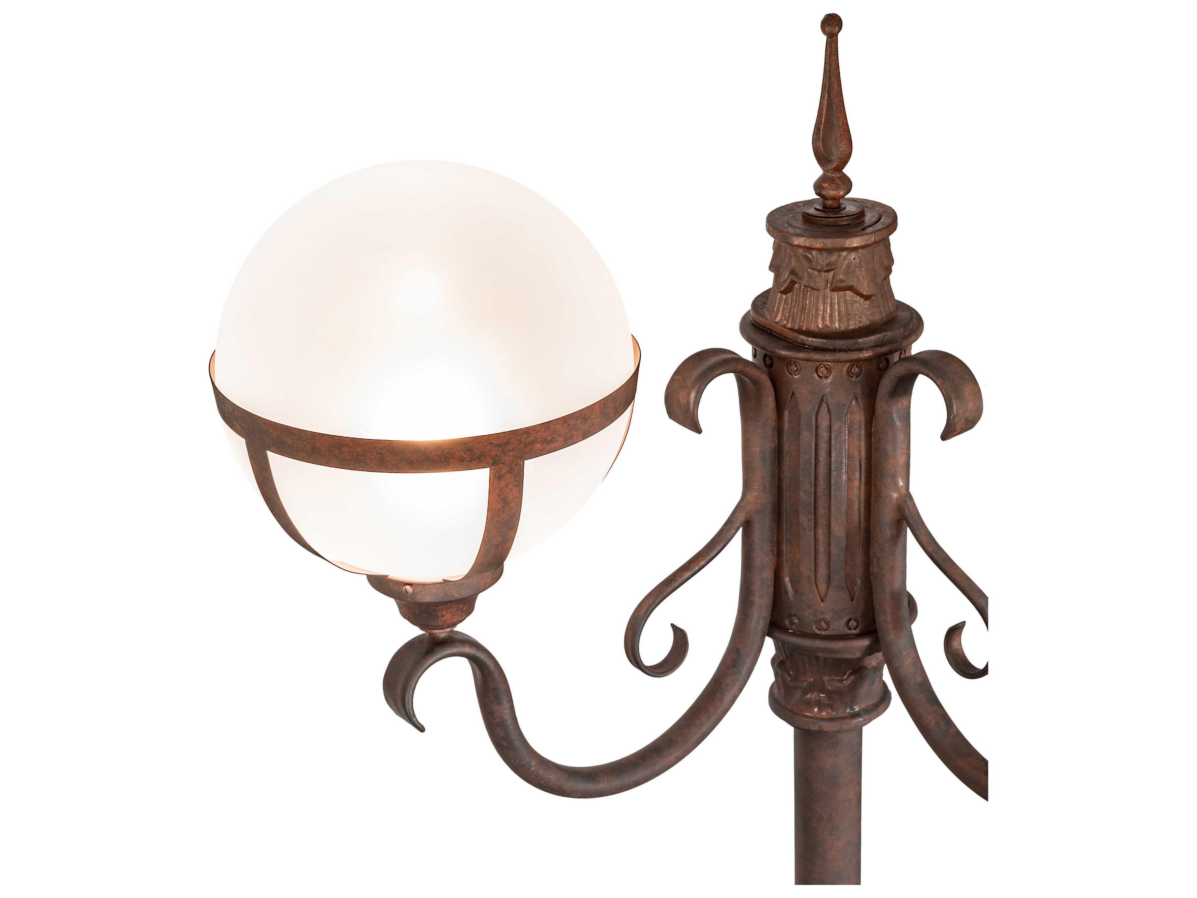 Meyda Bola 2 - Light Outdoor Post Light