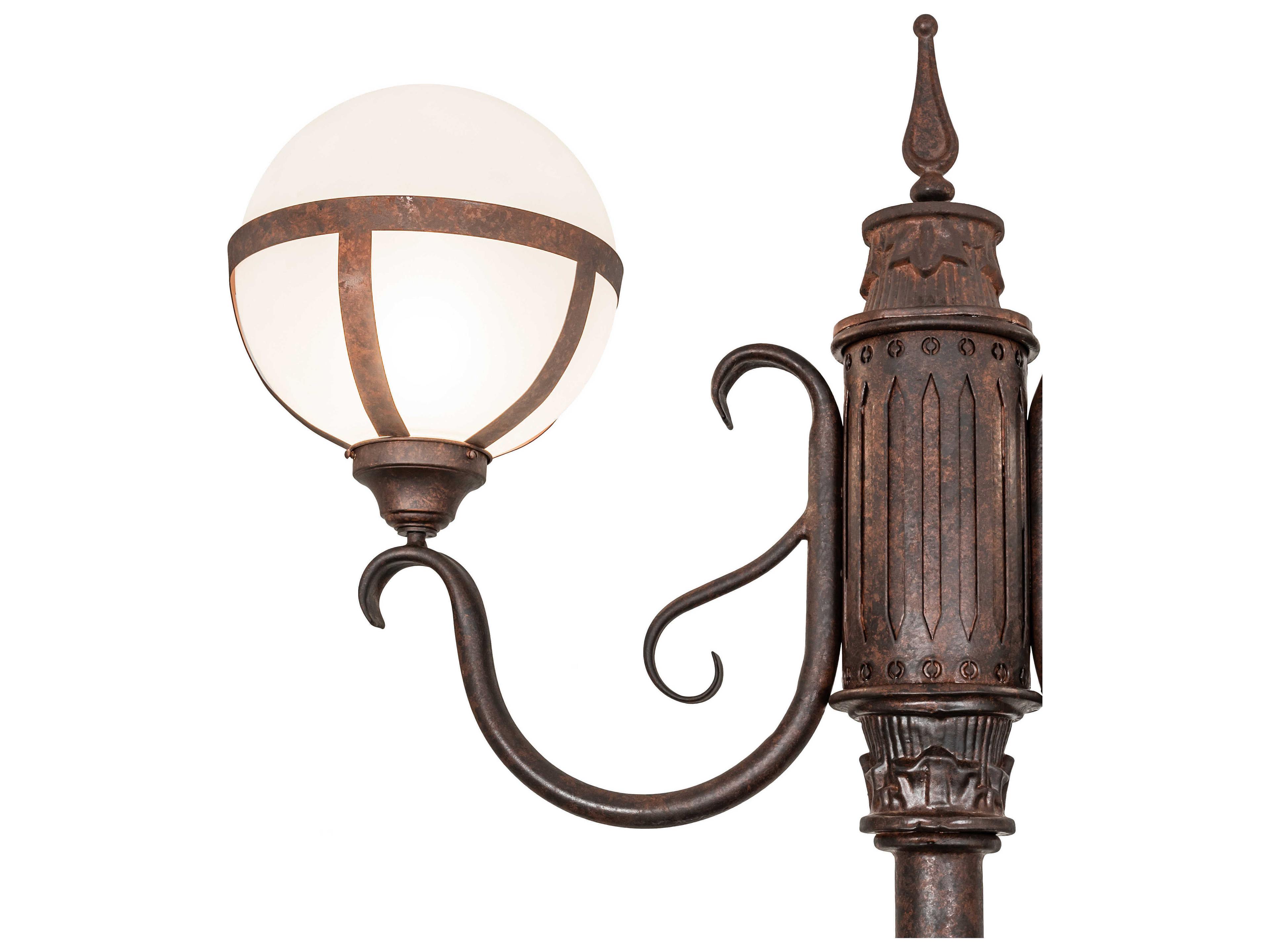 Meyda Bola 2 - Light Outdoor Post Light